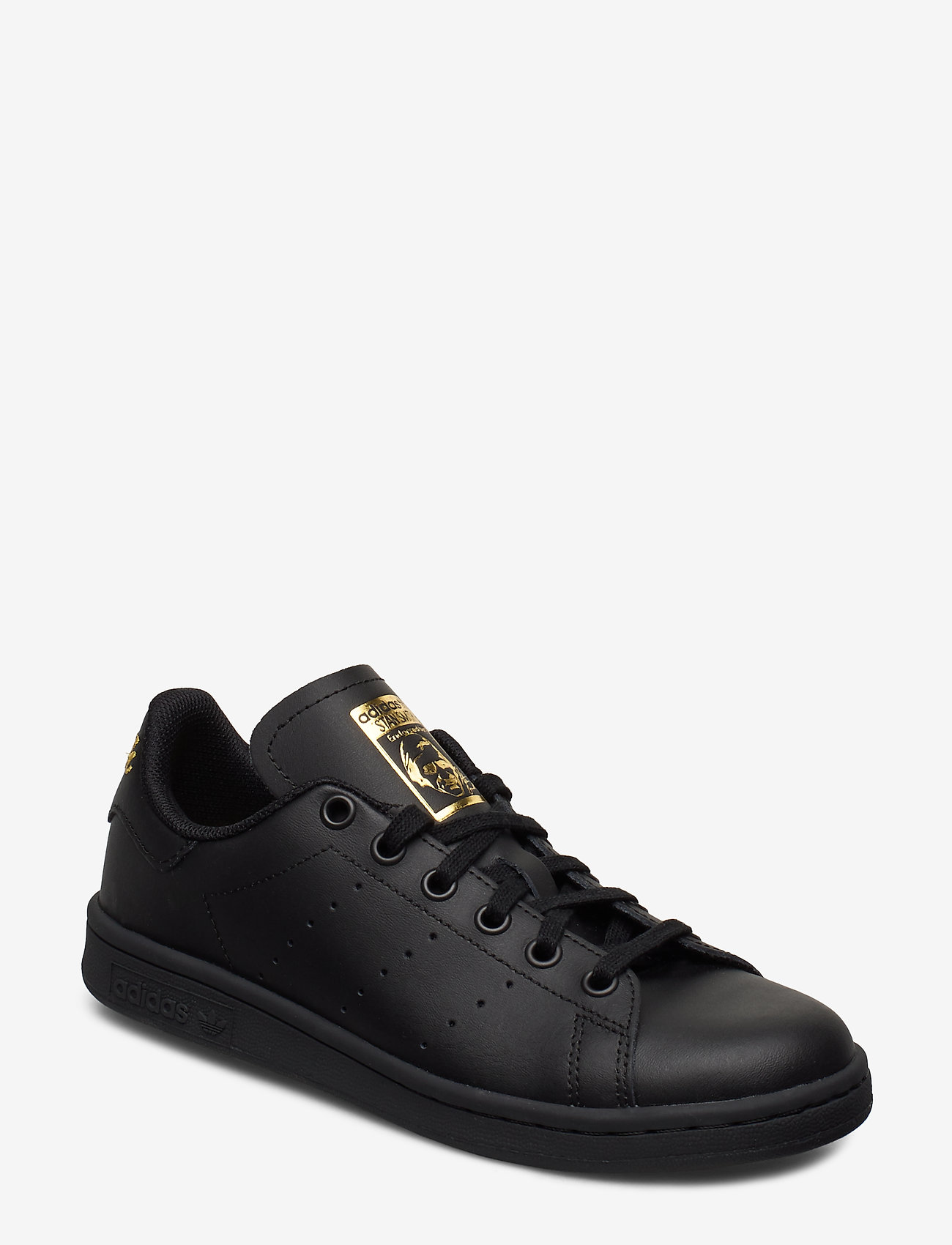 adidas Originals - STAN SMITH J - cblack/cblack/goldmt - 0