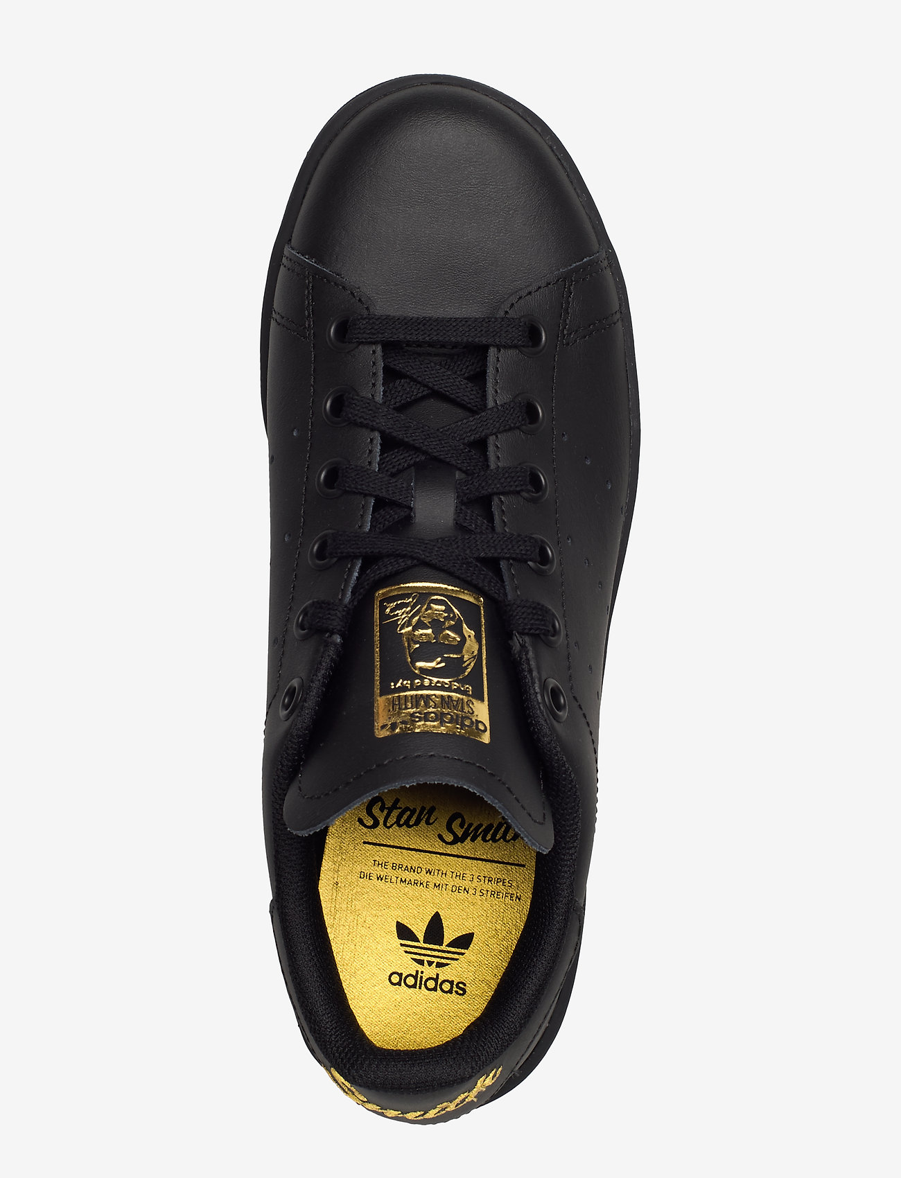 adidas Originals - STAN SMITH J - cblack/cblack/goldmt - 3
