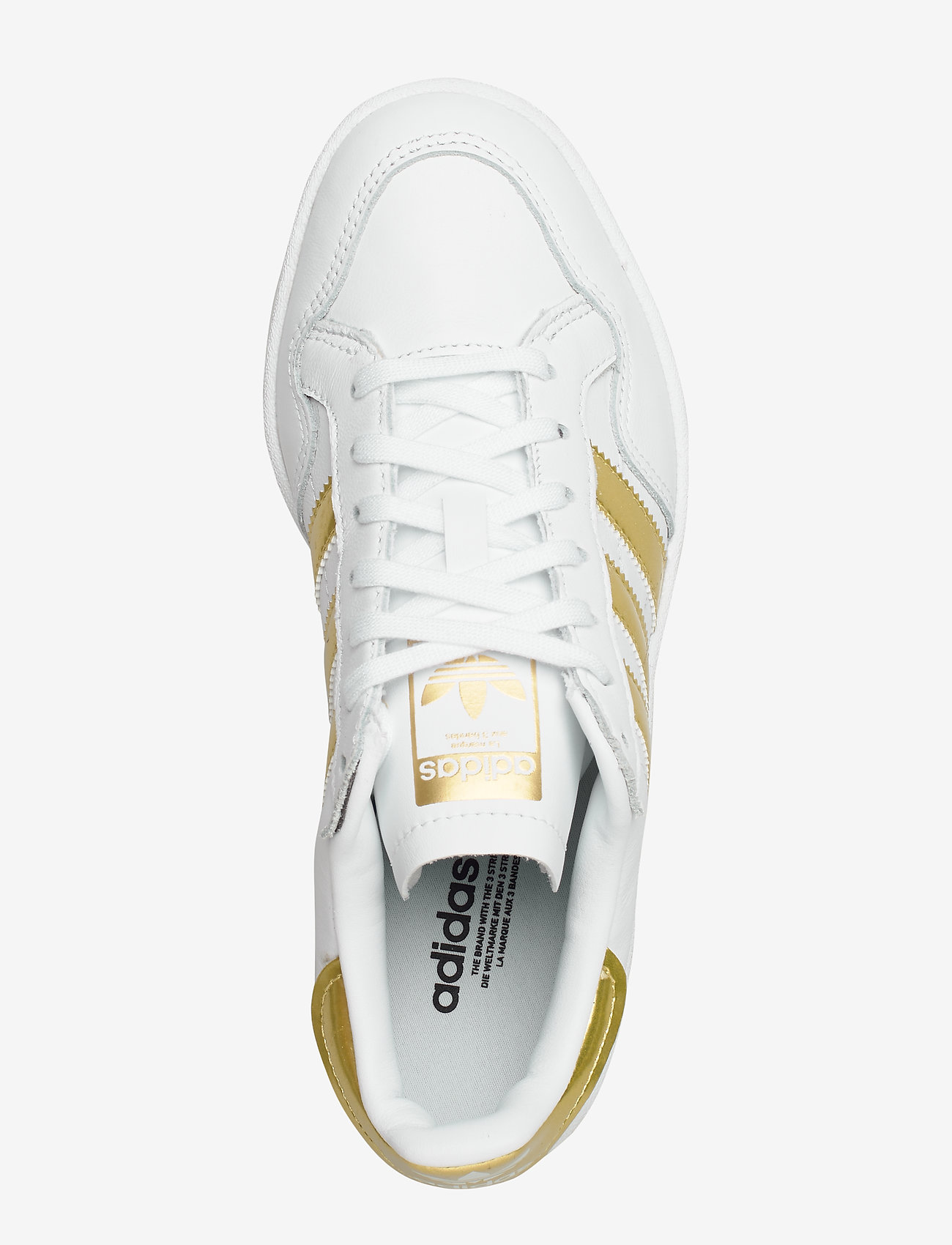 adidas Originals - Team Court W - ftwwht/goldmt/ftwwht - 3