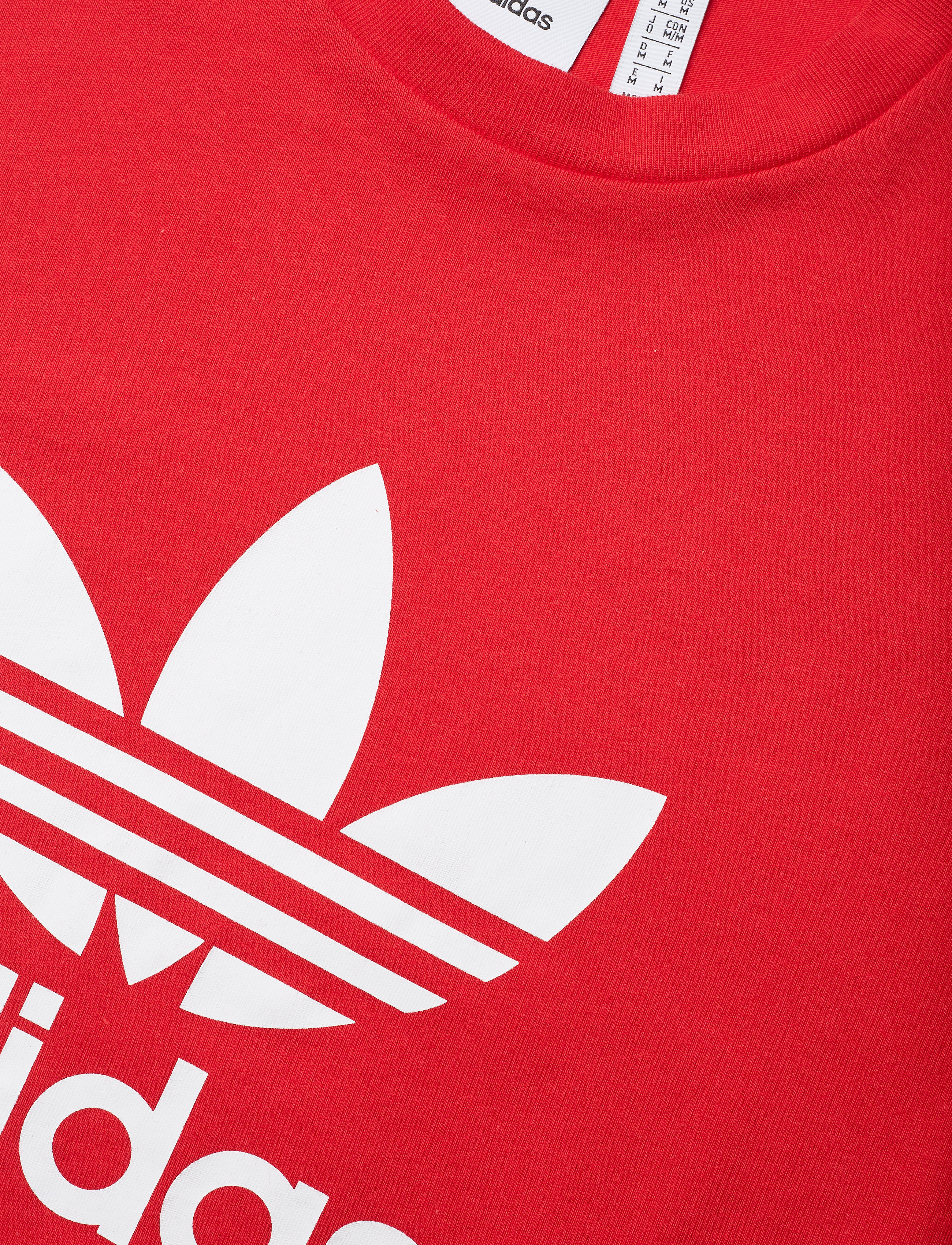 adidas Originals - TREFOIL T-SHIRT - scarle/white - 4