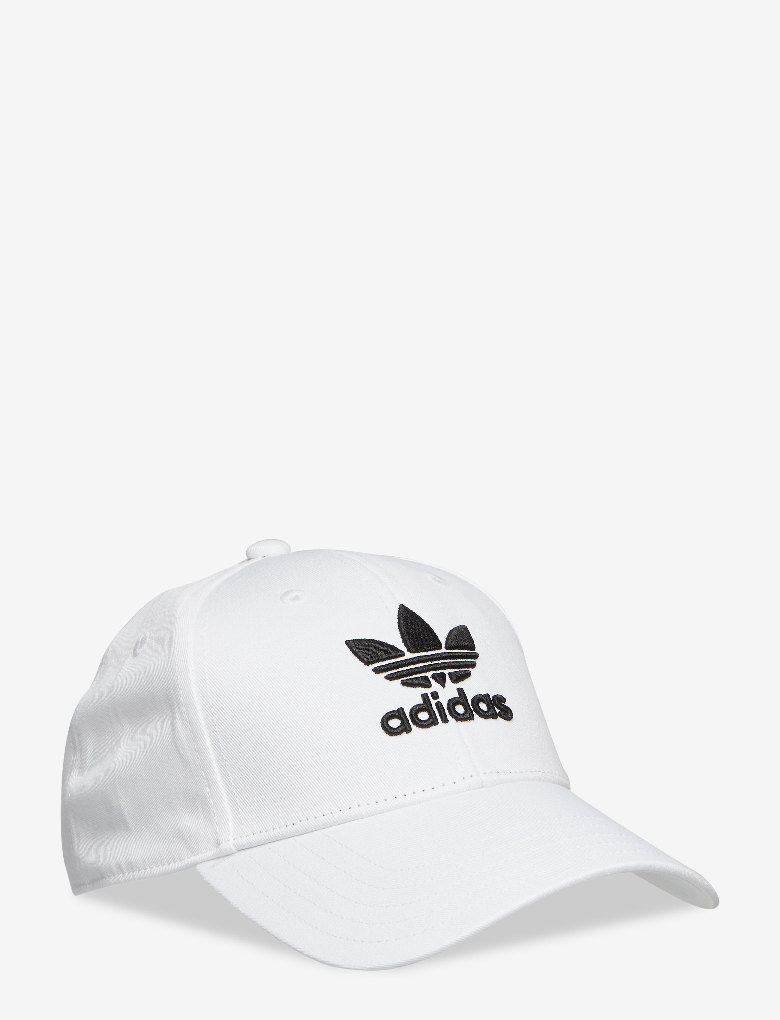 adidas Originals ADICOLOR CLASSIC TREFOIL BASEBALL CAP - Accessories - WHITE/BLACK / white