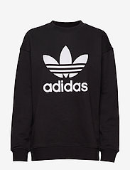 adidas Originals - Trefoil Crew Sweatshirt - bluzy i swetry - black/white - 0