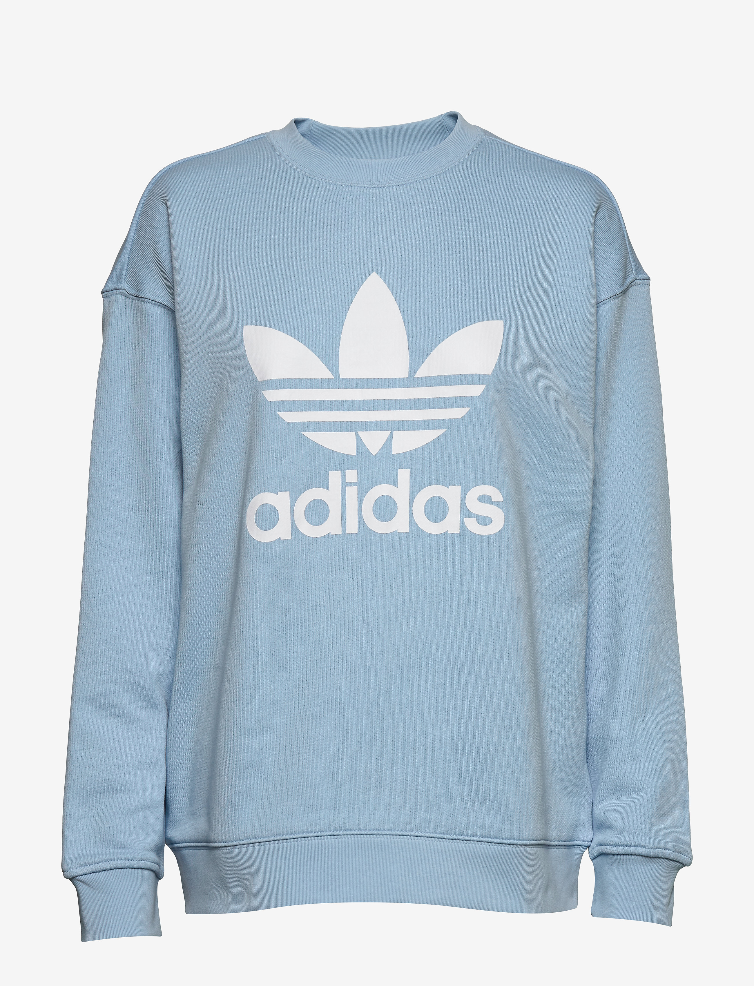 adidas Originals - TRF CREW SWEAT - clesky/white - 1