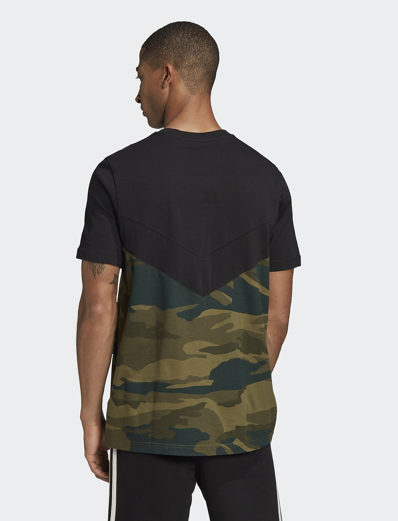 adidas Originals - CAMO BLOCK T - black/multco - 3