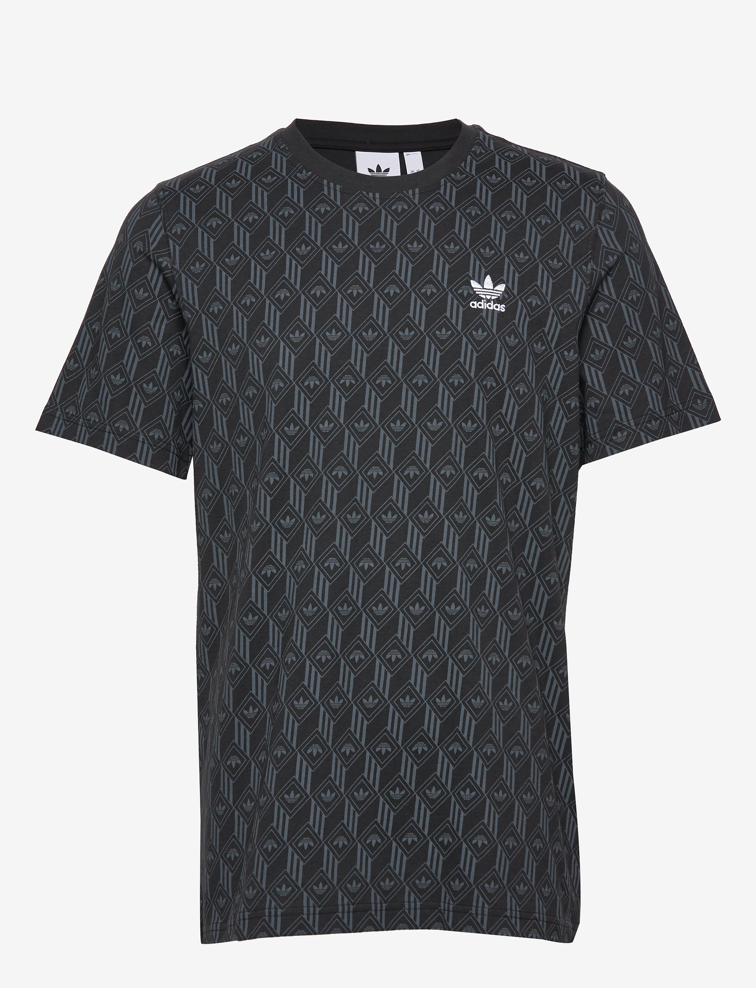 adidas Originals - MONO AOP TEE - black/boonix - 1