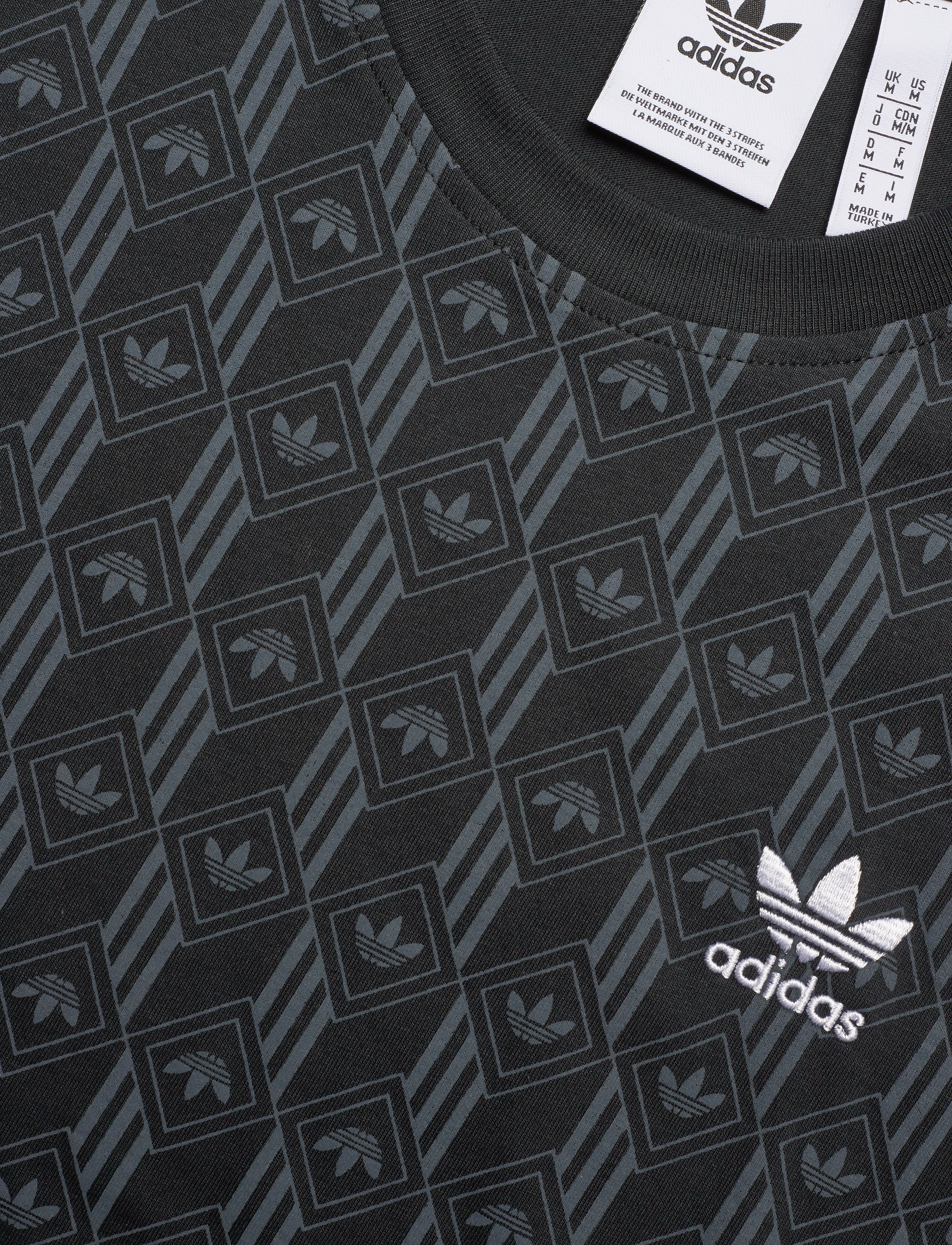adidas Originals - MONO AOP TEE - black/boonix - 4