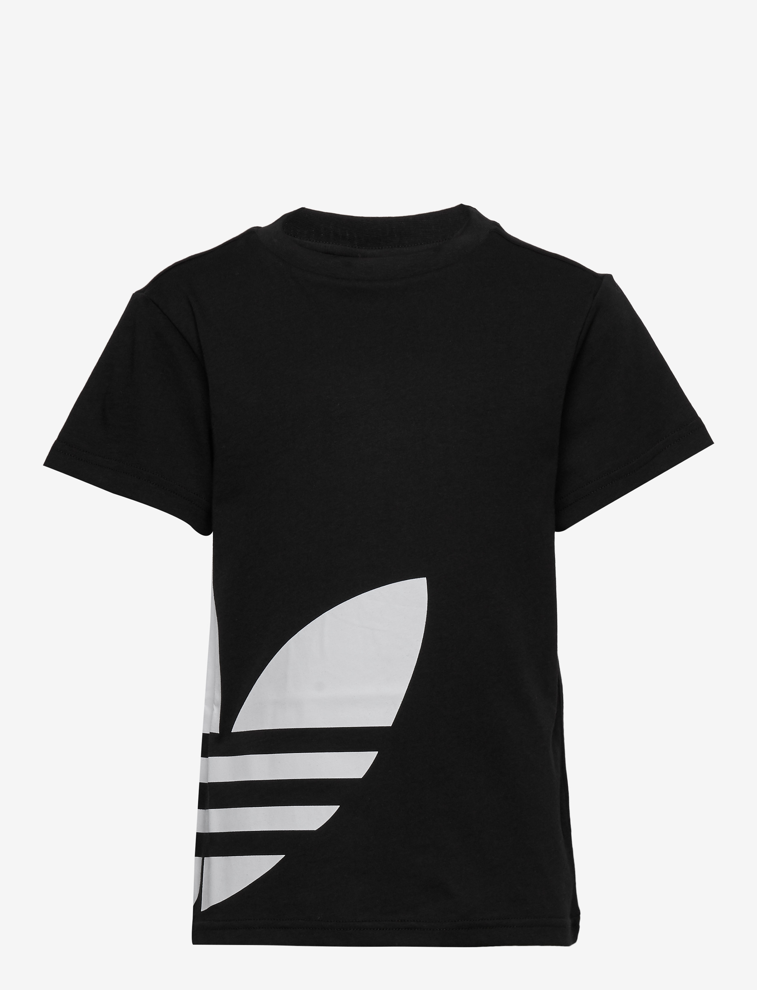 adidas Originals - BIG TREFOIL TEE - black/white - 0