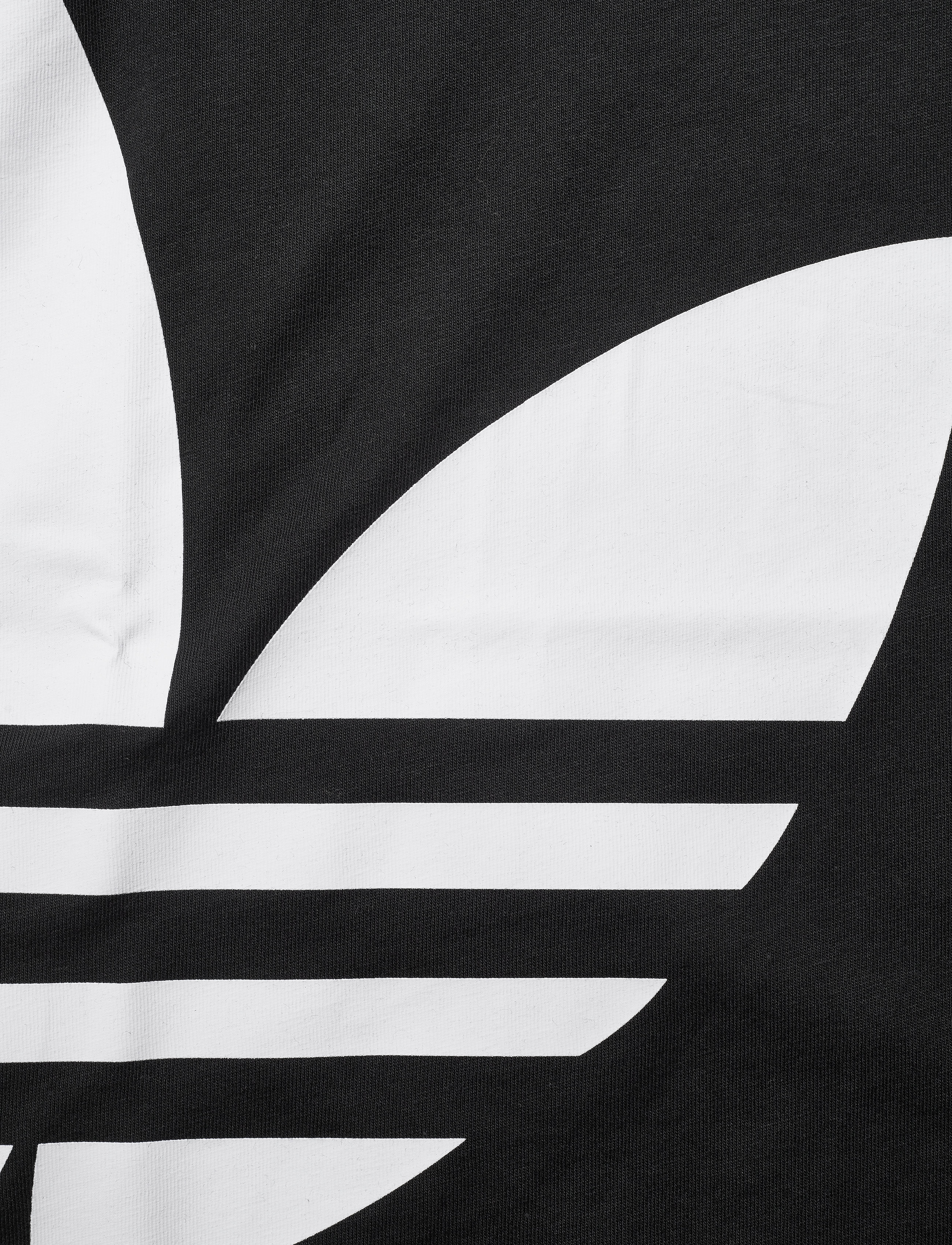 adidas Originals - BIG TREFOIL TEE - black/white - 3
