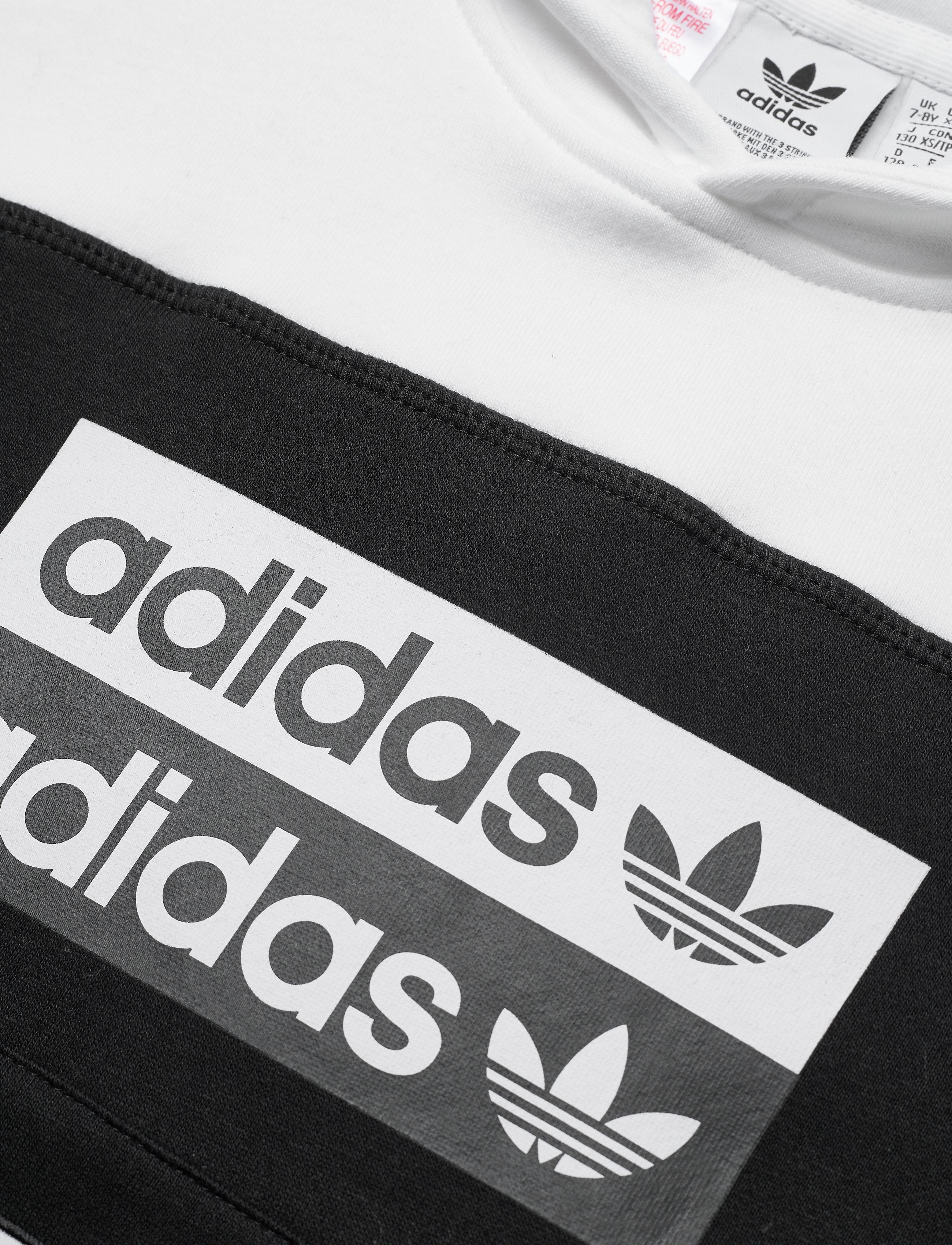 adidas Originals - HOODIE - black/white - 2