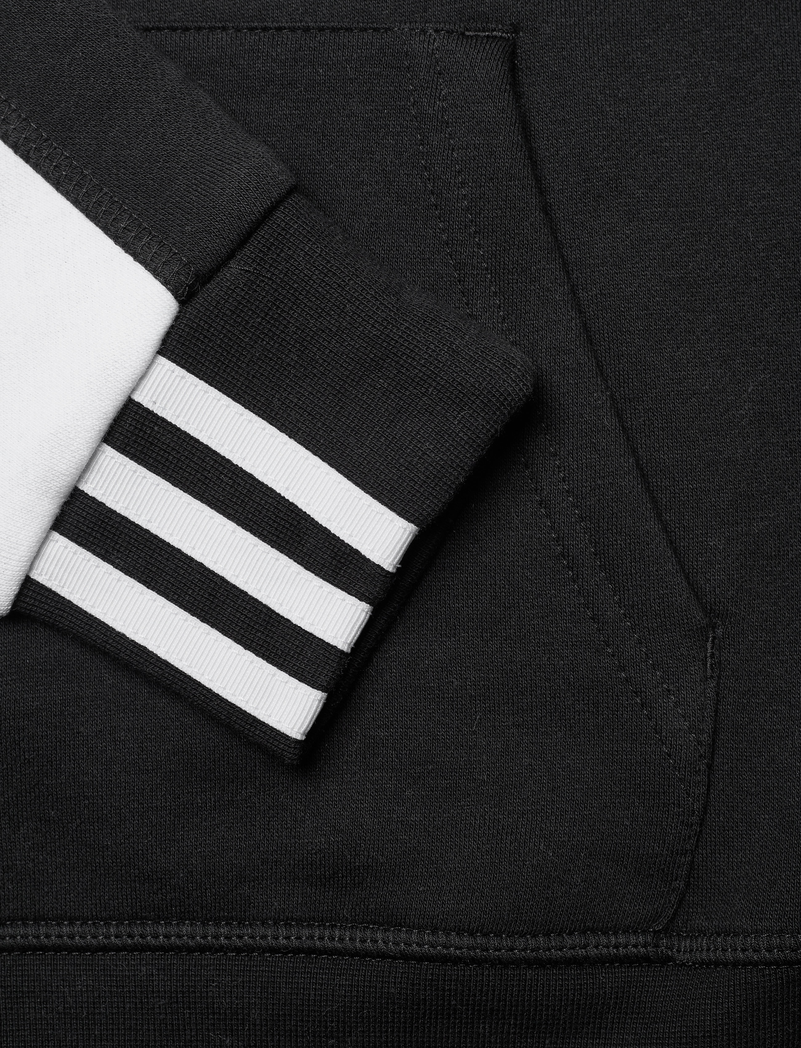 adidas Originals - HOODIE - black/white - 3