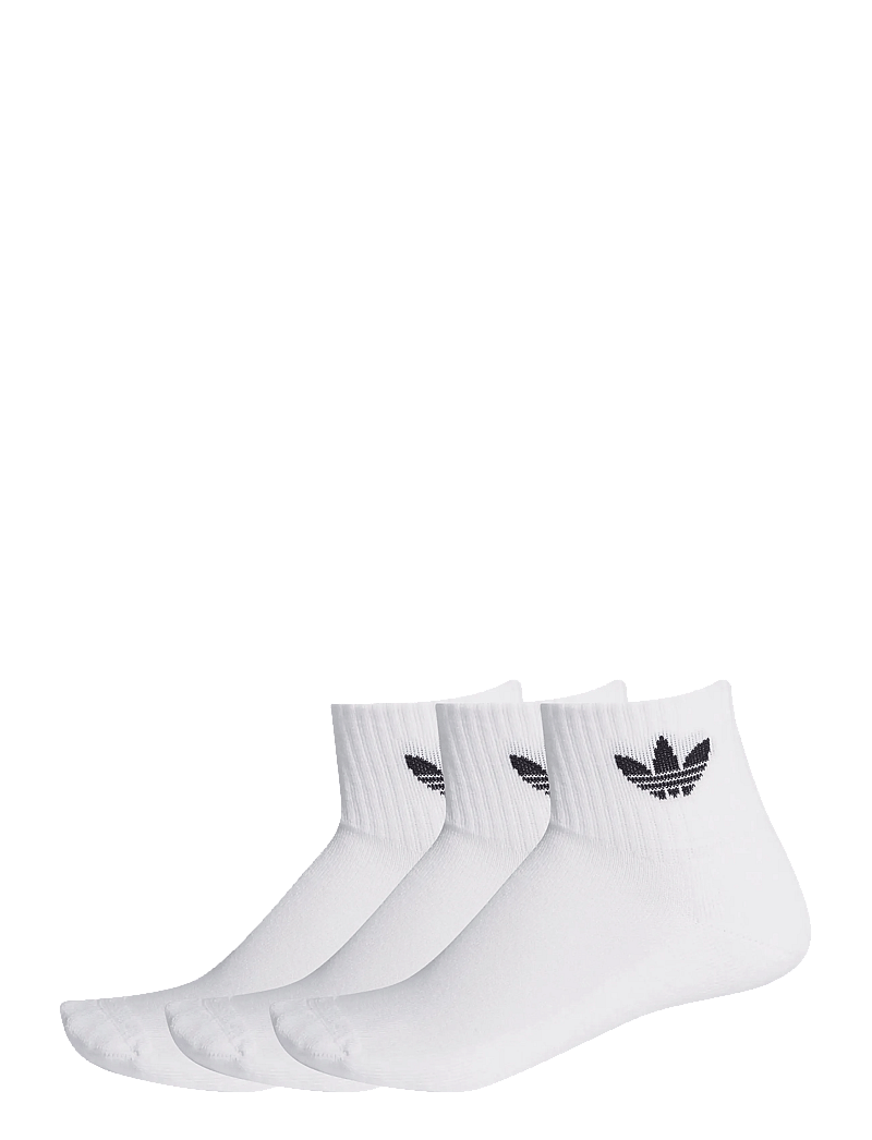 adidas Originals - 1/4 SOCKS 3P - spordisokid - white/white/black - 0
