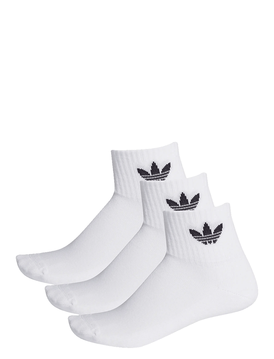 adidas Originals - 1/4 SOCKS 3P - sport socks - white/white/black - 0