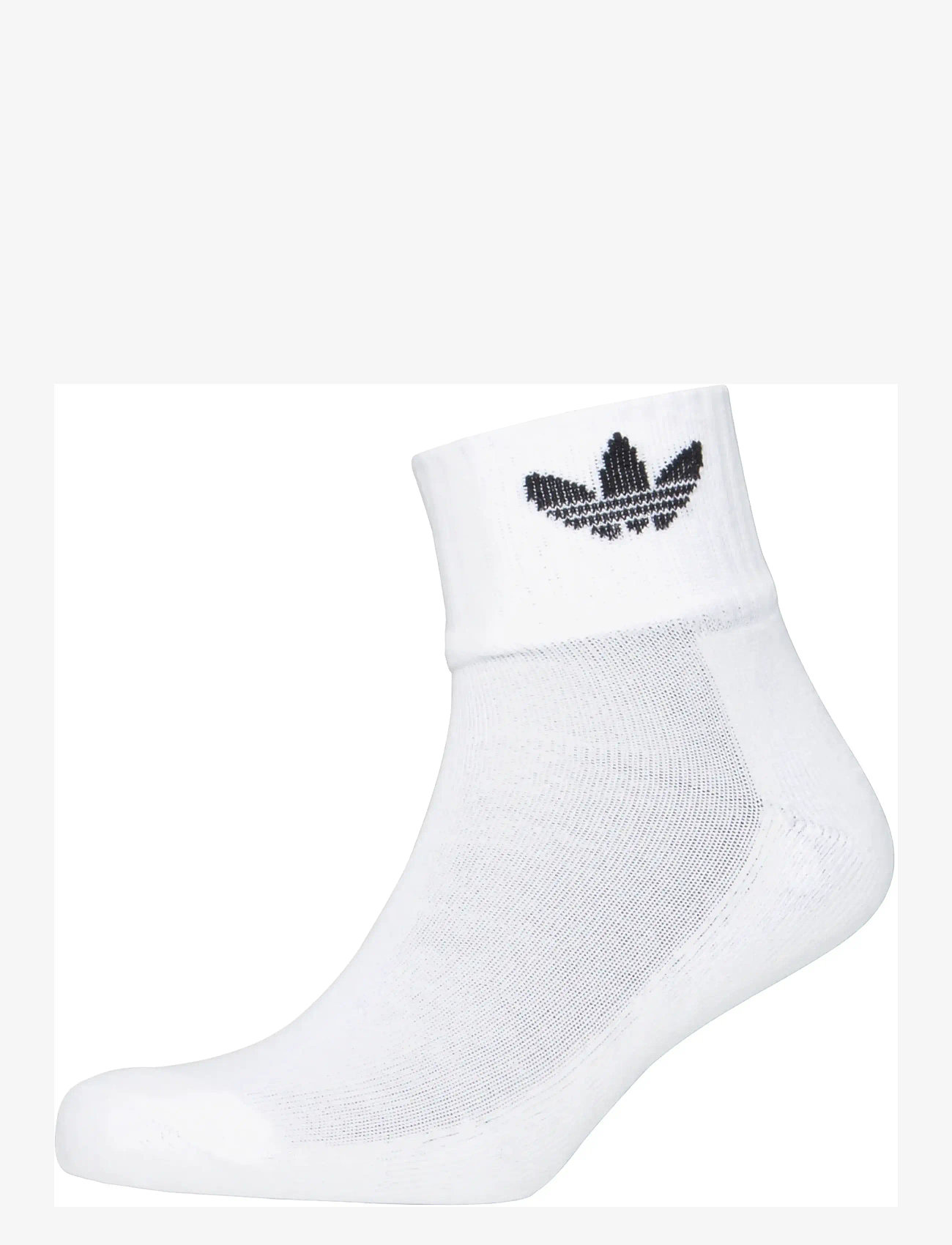 adidas Originals - 1/4 SOCKS 3P - sportstrømper - white/white/black - 2