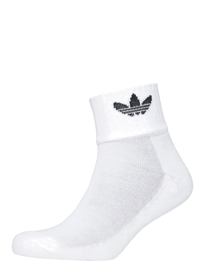 adidas Originals - 1/4 SOCKS 3P - spordisokid - white/white/black - 2