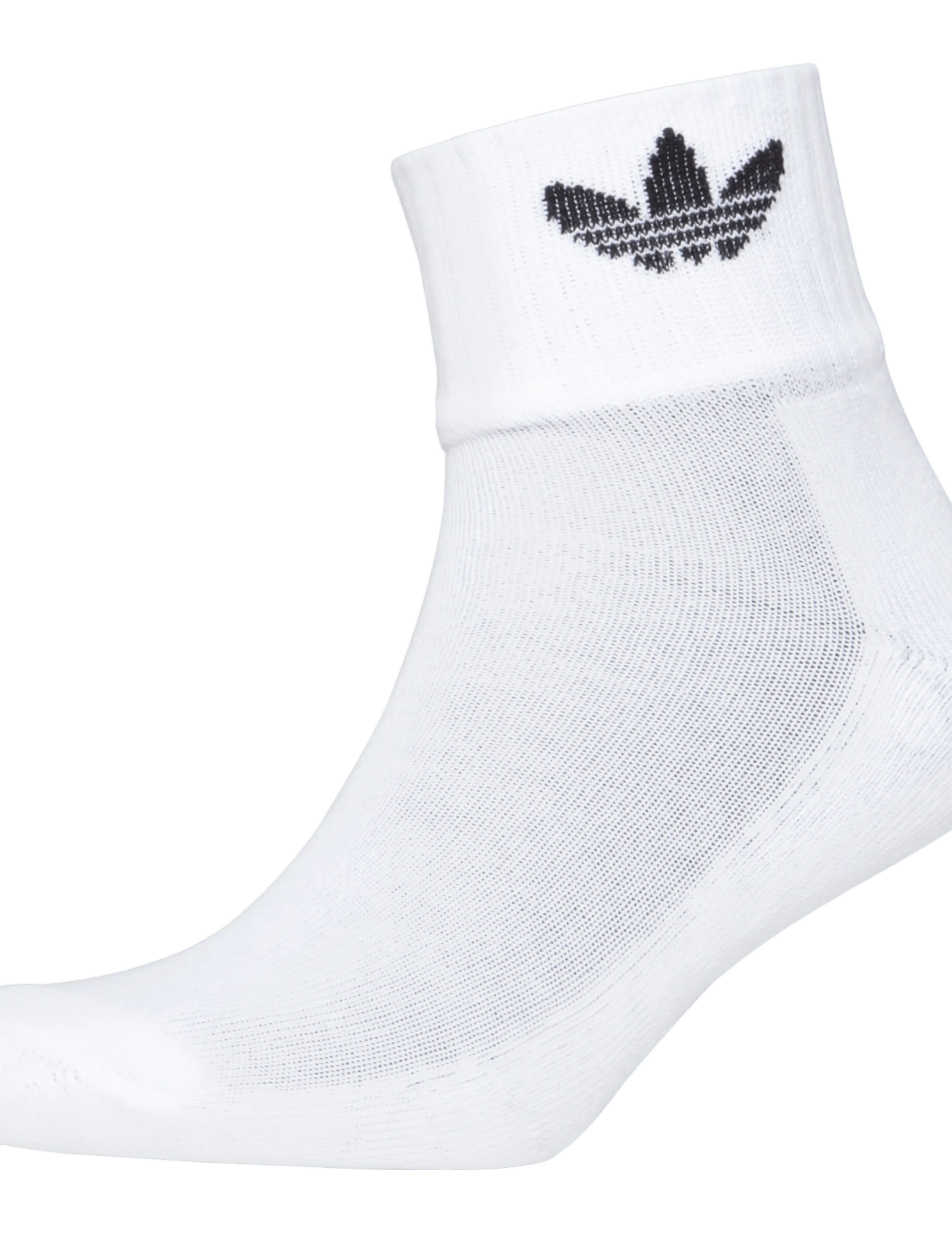 adidas Originals - 1/4 SOCKS 3P - madalaimad hinnad - white/white/black - 3