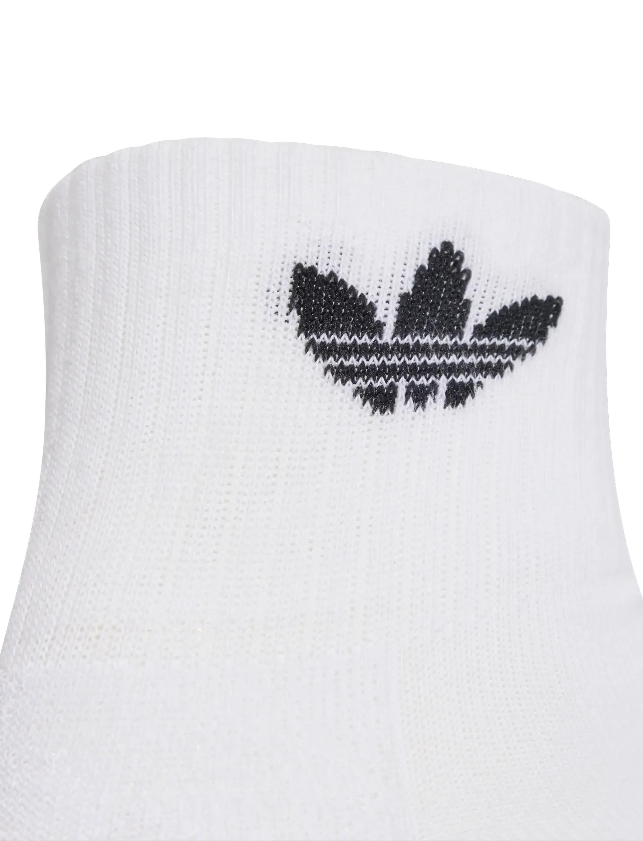 adidas Originals - 1/4 SOCKS 3P - sportinės kojinės - white/white/black - 4
