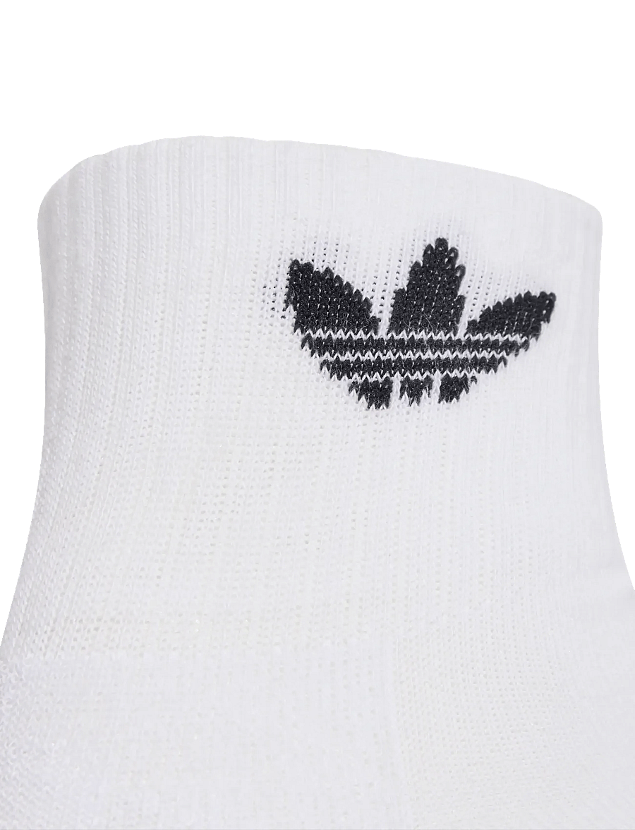 adidas Originals - 1/4 SOCKS 3P - sportinės kojinės - white/white/black - 4