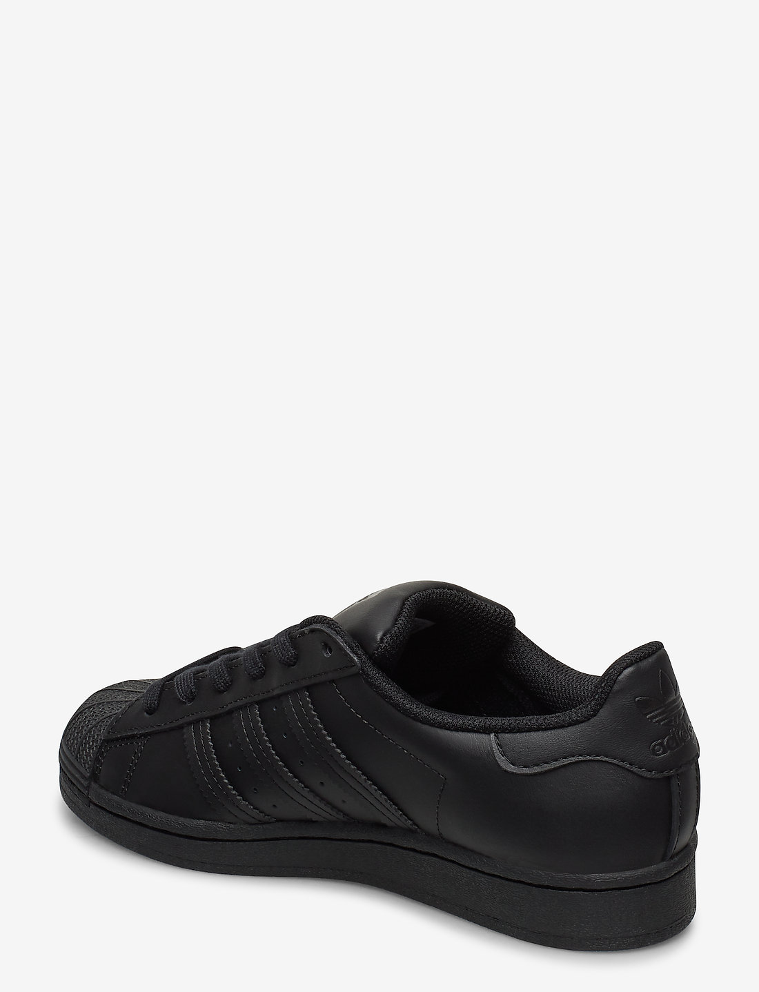 All black shoes superstar hotsell