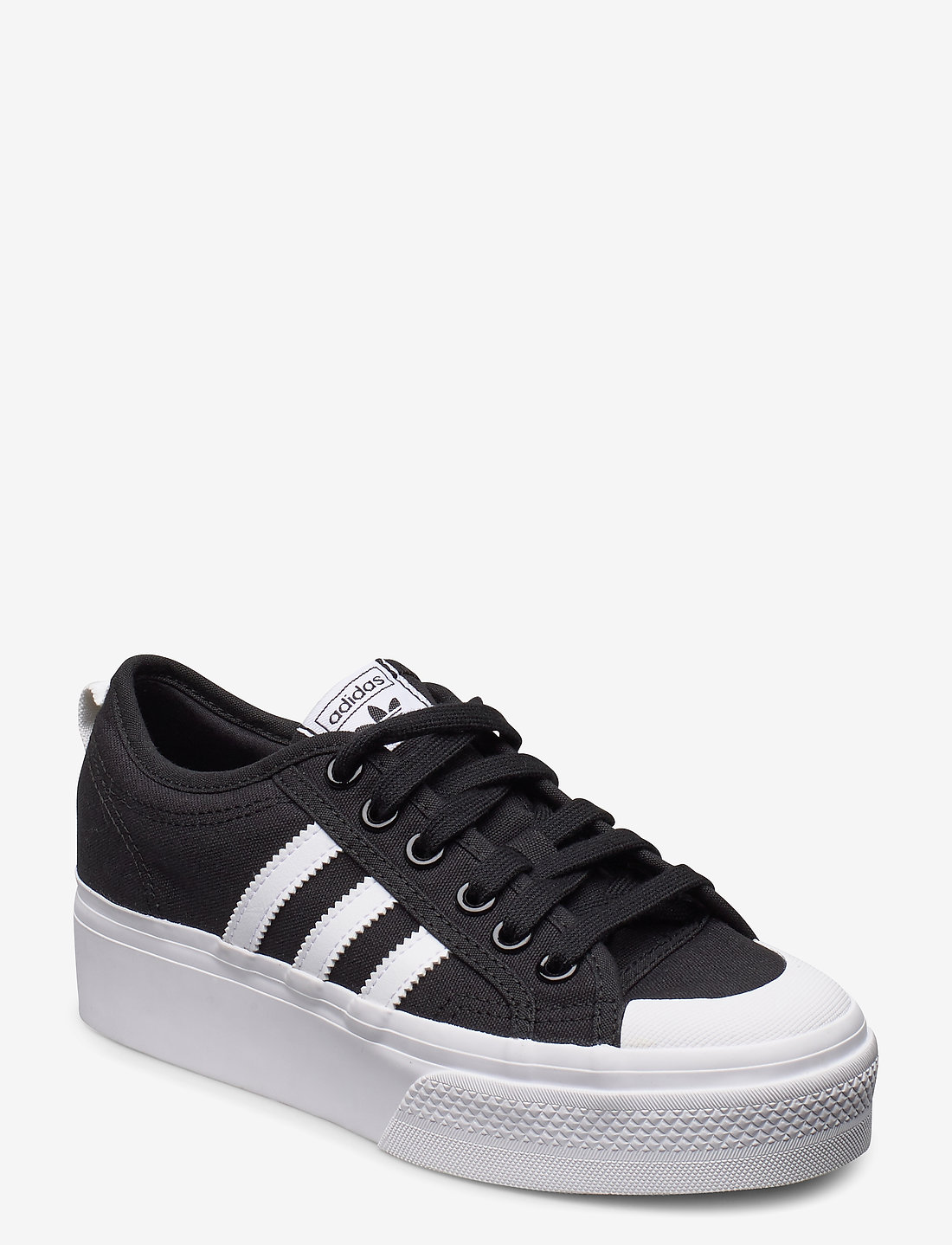 adidas Originals - NIZZA PLATFORM - tennised - cblack/ftwwht/ftwwht - 0