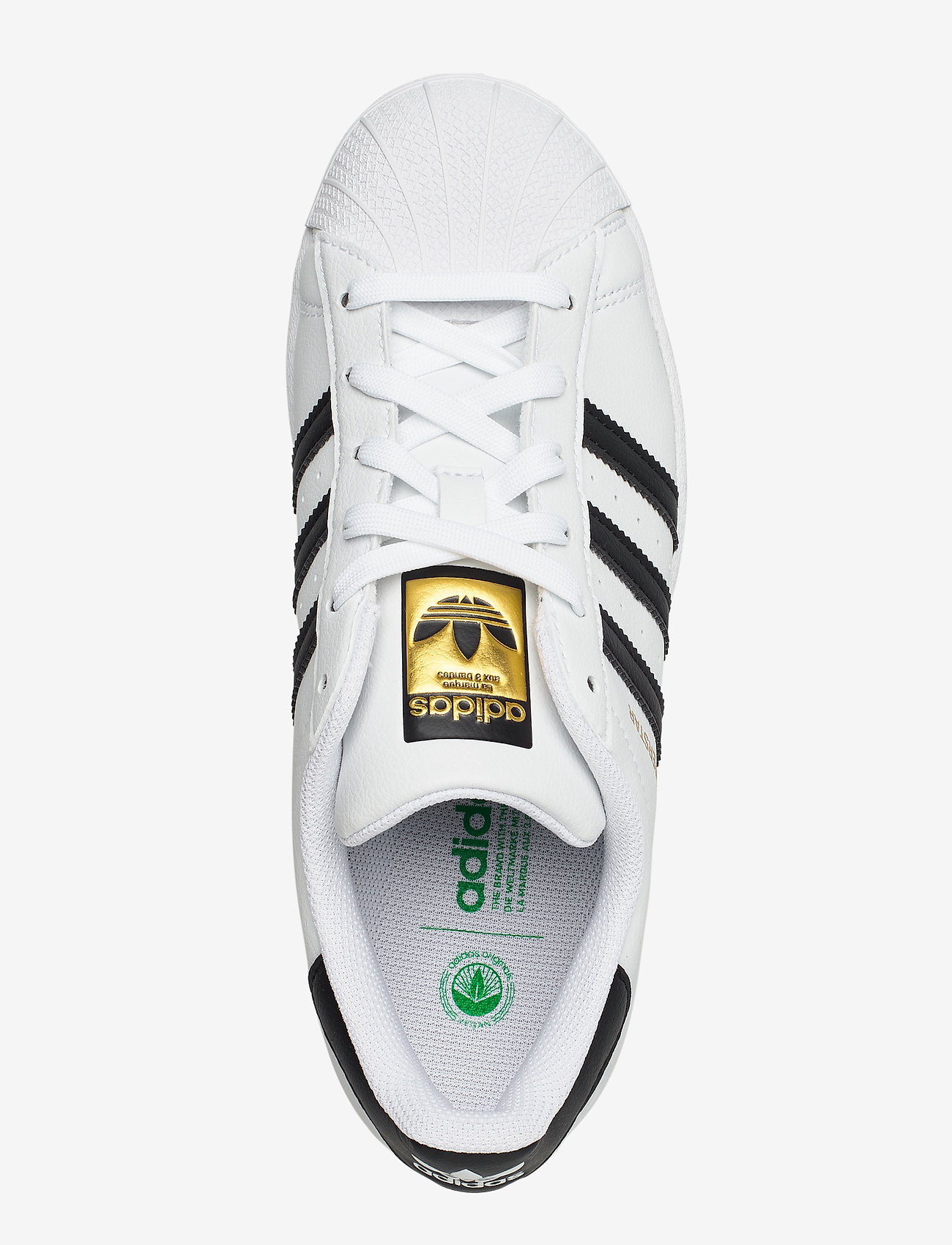 adidas Originals - Superstar Vegan - ftwwht/cblack/green - 3