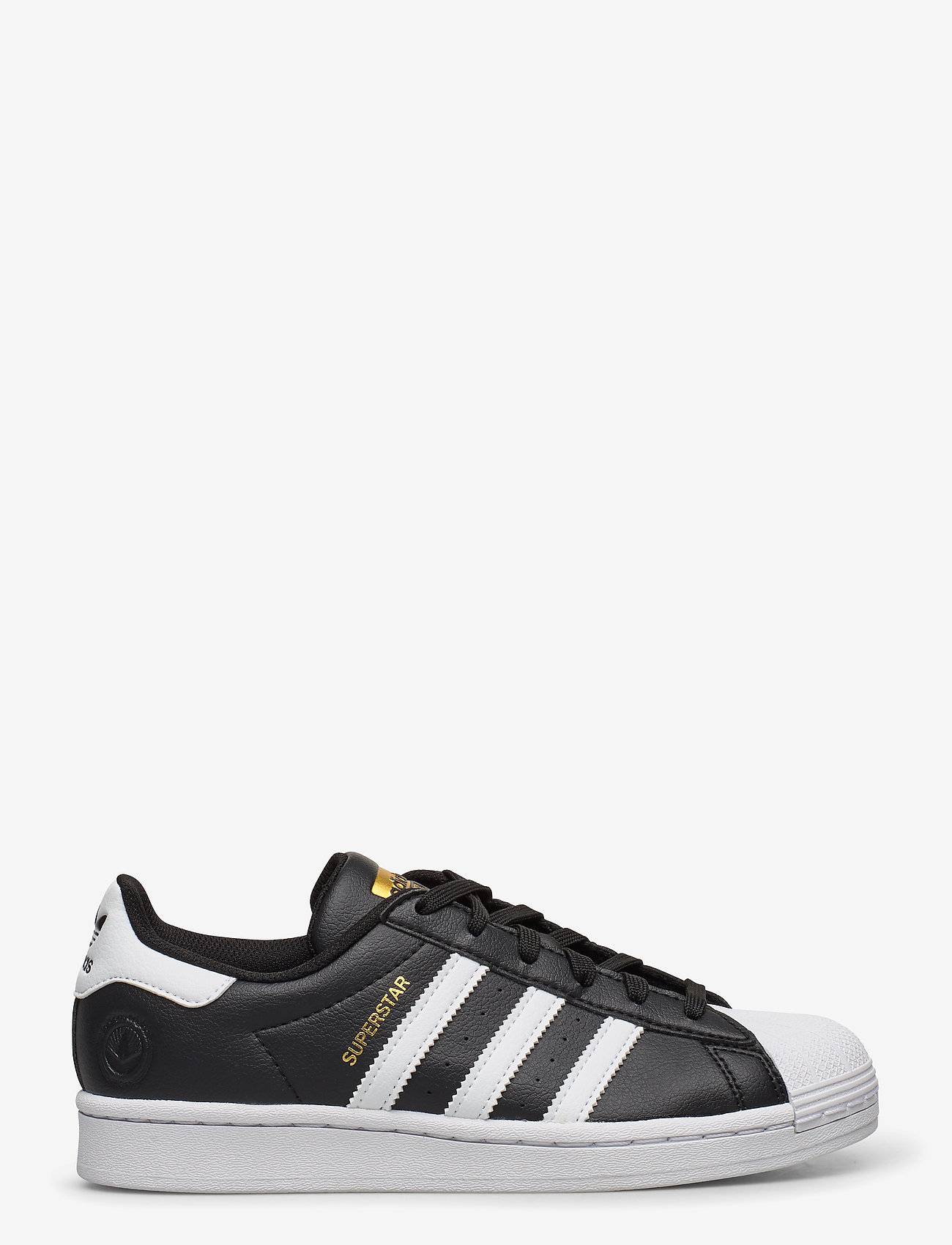 adidas Originals - Superstar Vegan Shoes - cblack/ftwwht/goldmt - 1