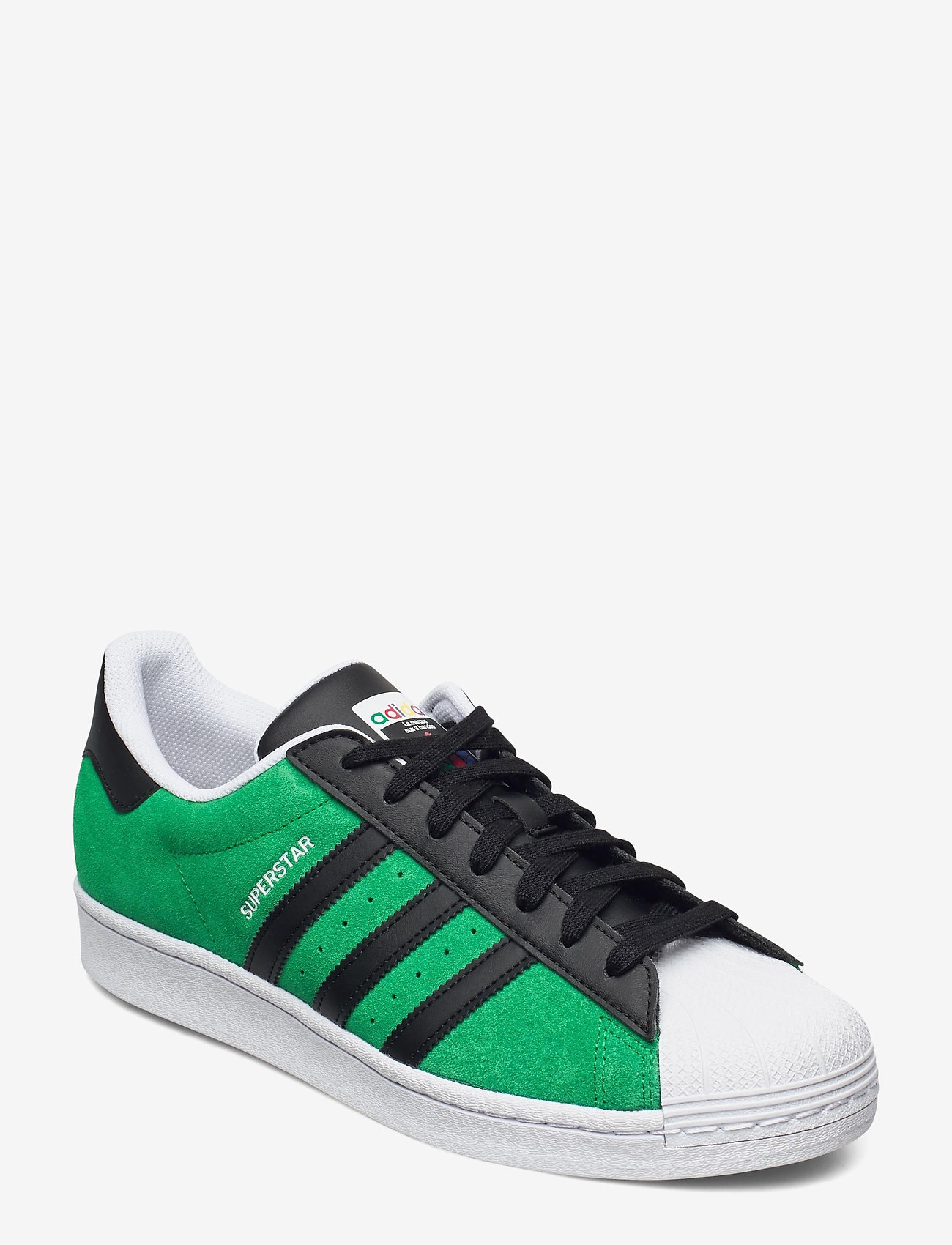 adidas Originals - SUPERSTAR - green/cblack/yellow - 0