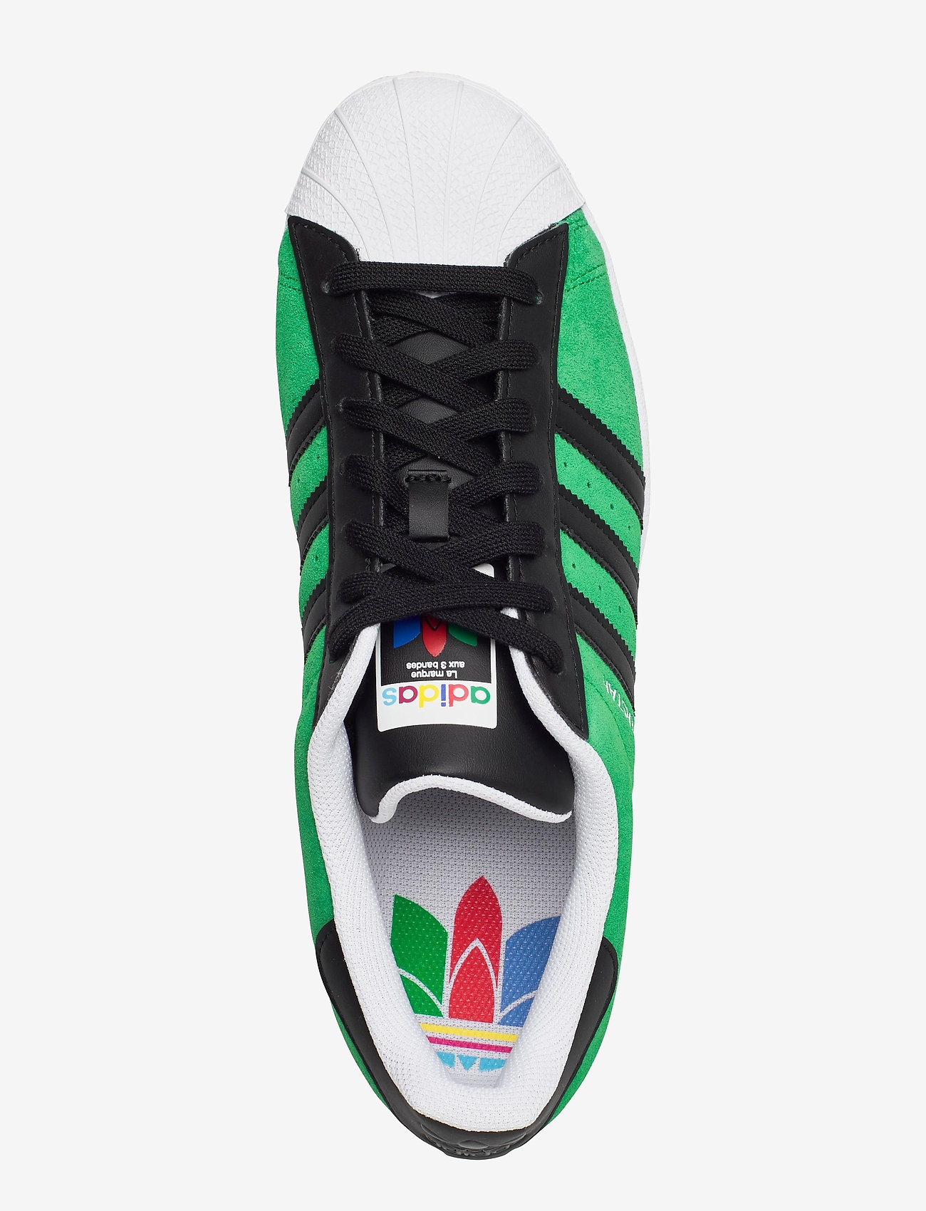 adidas Originals - SUPERSTAR - green/cblack/yellow - 3