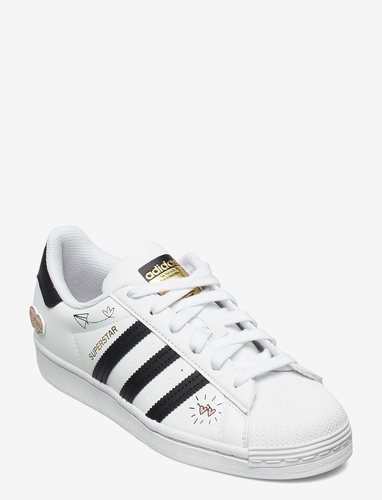 adidas Originals - SUPERSTAR J - ftwwht/cblack/goldmt - 0