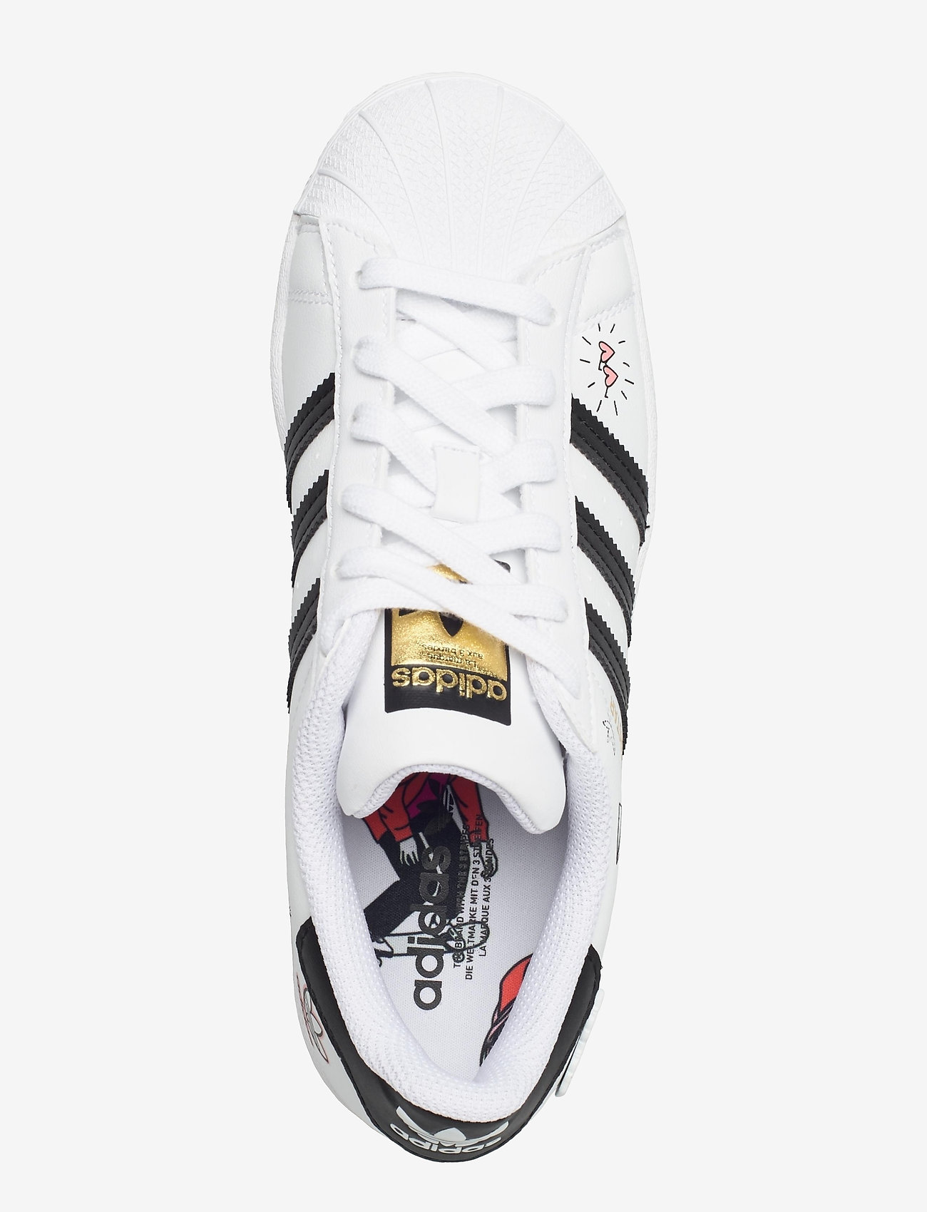 adidas Originals - SUPERSTAR J - ftwwht/cblack/goldmt - 3