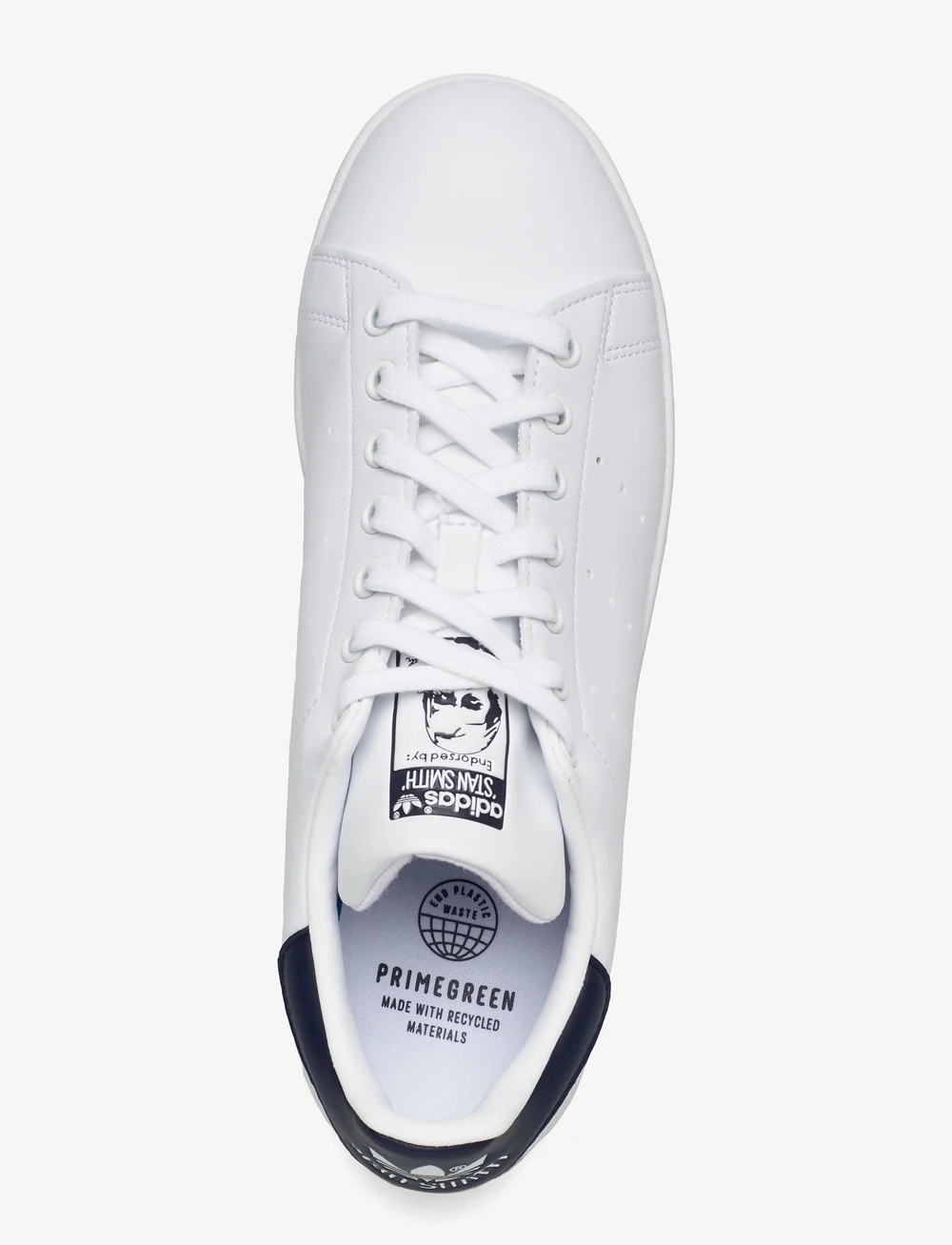 adidas Originals - STAN SMITH - kõrge säärega tossud - ftwwht/ftwwht/conavy - 3