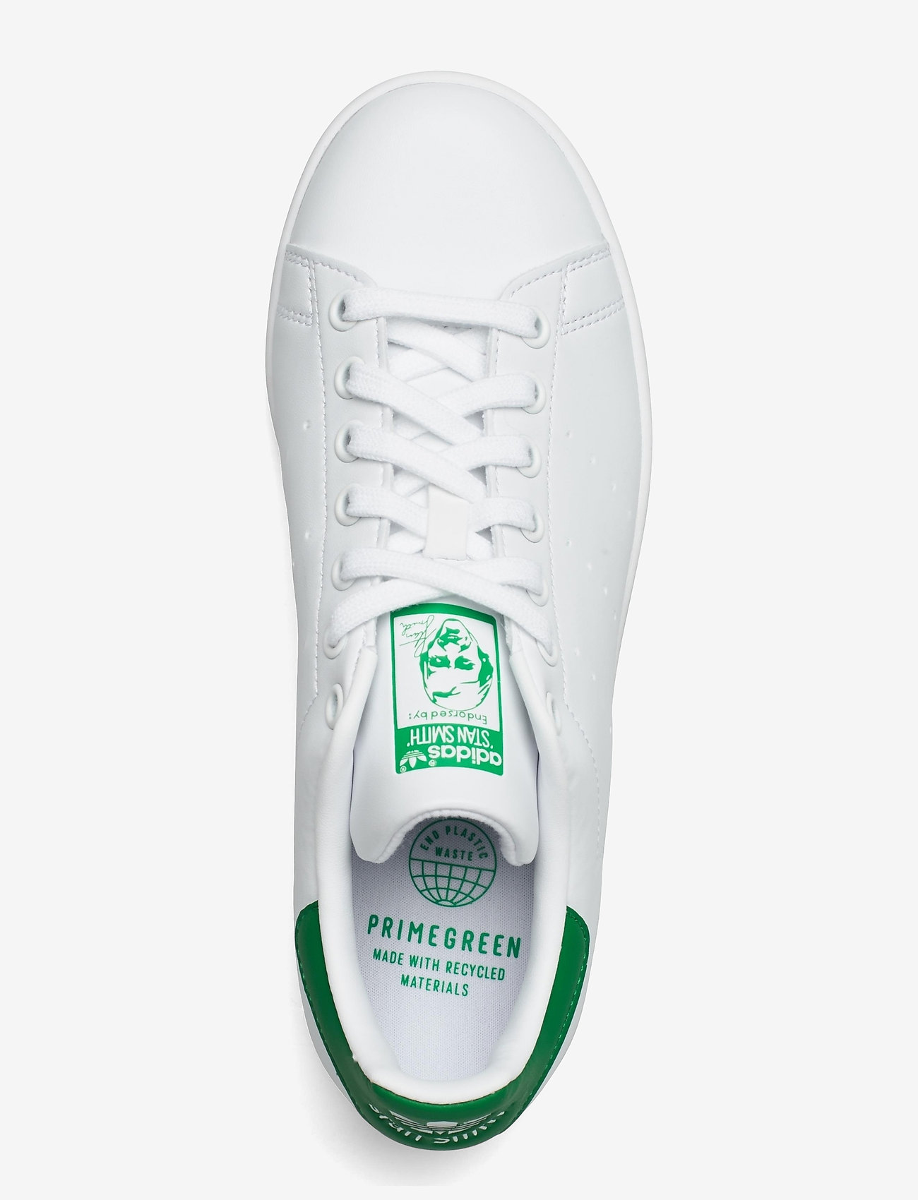 adidas Originals - STAN SMITH - lave sneakers - ftwwht/ftwwht/green - 4