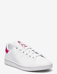 adidas Originals - STAN SMITH J - låga sneakers - ftwwht/ftwwht/bopink - 0
