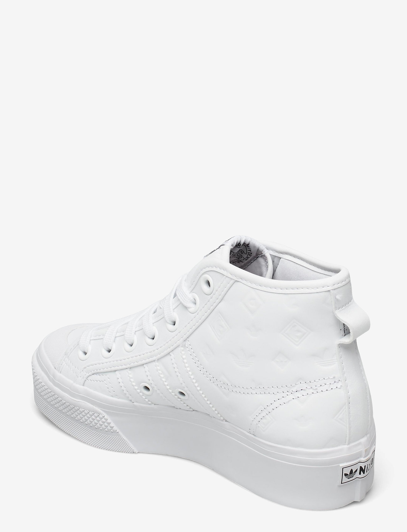 adidas Originals - Nizza Platform Mid W - ftwwht/ftwwht/cblack - 2