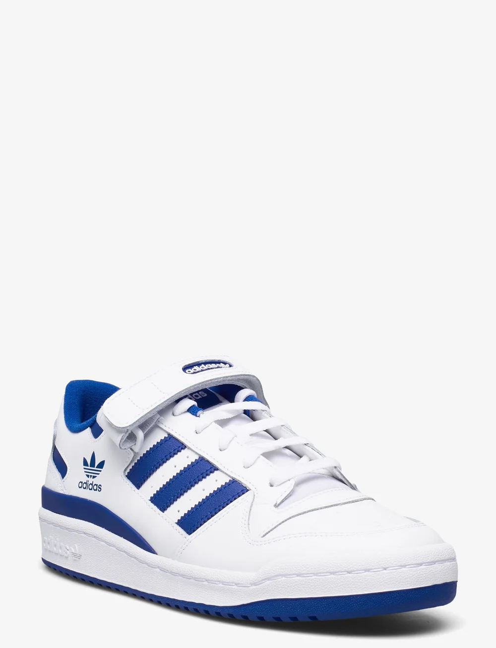 adidas Originals - FORUM LOW - niedriger schnitt - ftwwht/ftwwht/royblu - 0