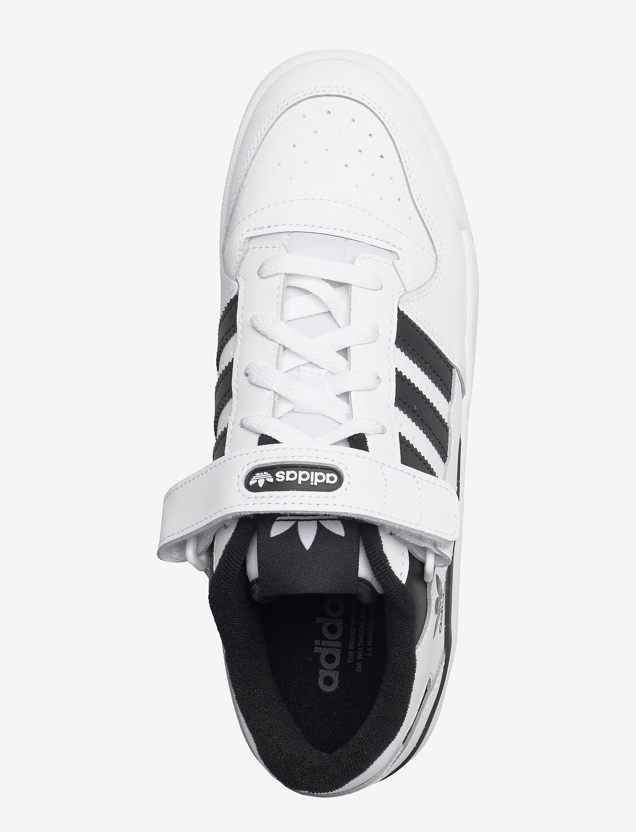 adidas Originals - FORUM LOW - niedriger schnitt - ftwwht/ftwwht/cblack - 3