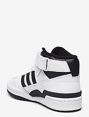 adidas Originals - FORUM MID - sportiska stila apavi ar paaugstinātu potītes daļu - ftwwht/cblack/ftwwht - 2