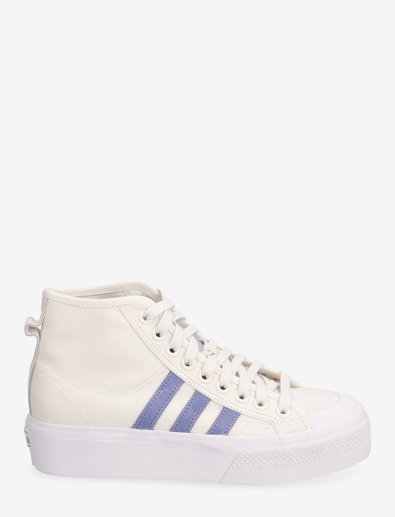adidas Originals - Nizza Platform Mid Shoes - chunky sneakers - owhite/blufus/ftwwht - 1