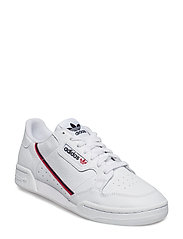 adidas Originals - Continental 80 Shoes - sportiniai bateliai žemu aulu - ftwwht/scarle/conavy - 0