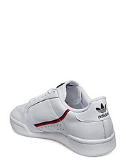 adidas Originals - Continental 80 Shoes - sportiniai bateliai žemu aulu - ftwwht/scarle/conavy - 2