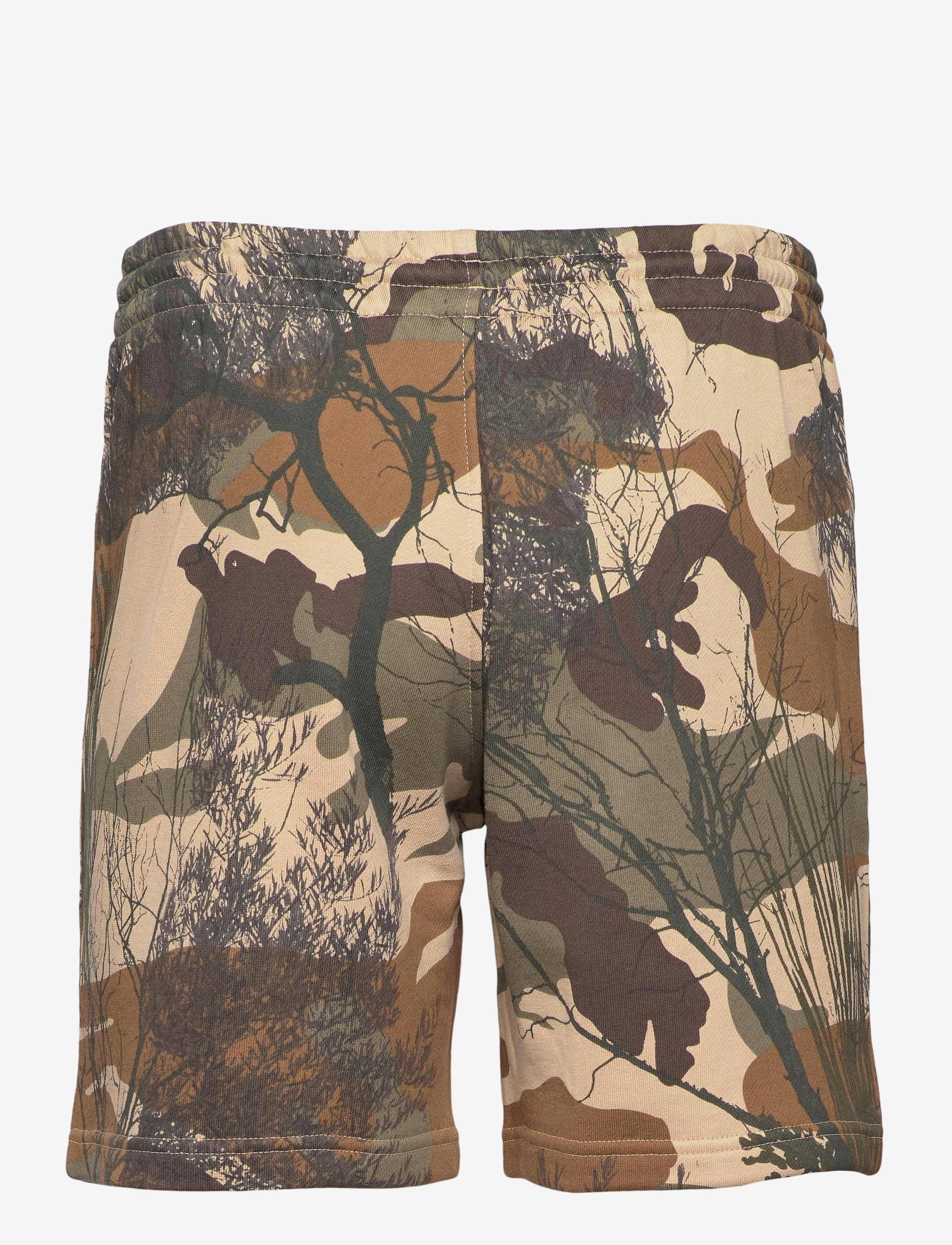 adidas Originals - CAMO AOP SHORT - hemp/brooxi/eargrn/ap - 2