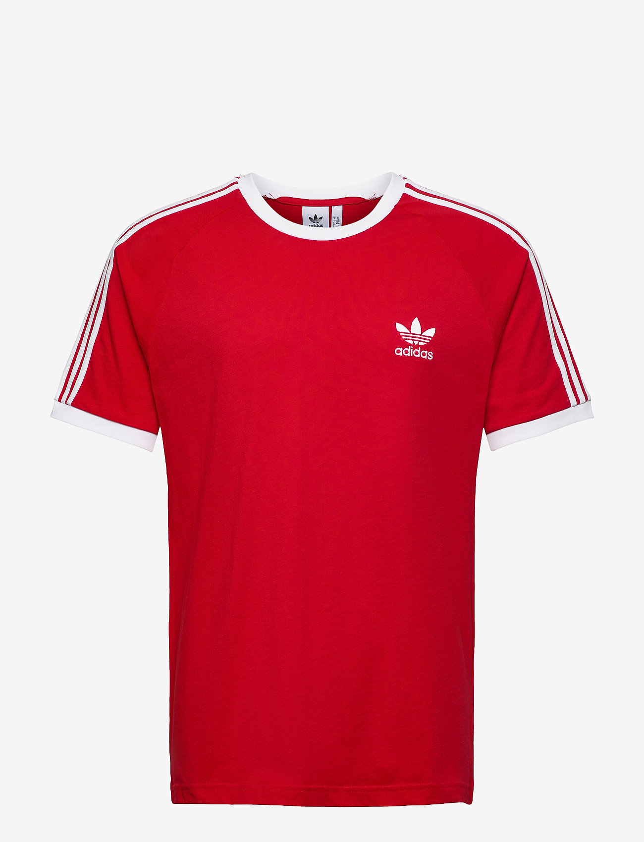 adidas Originals - 3-STRIPES TEE - scarle - 0