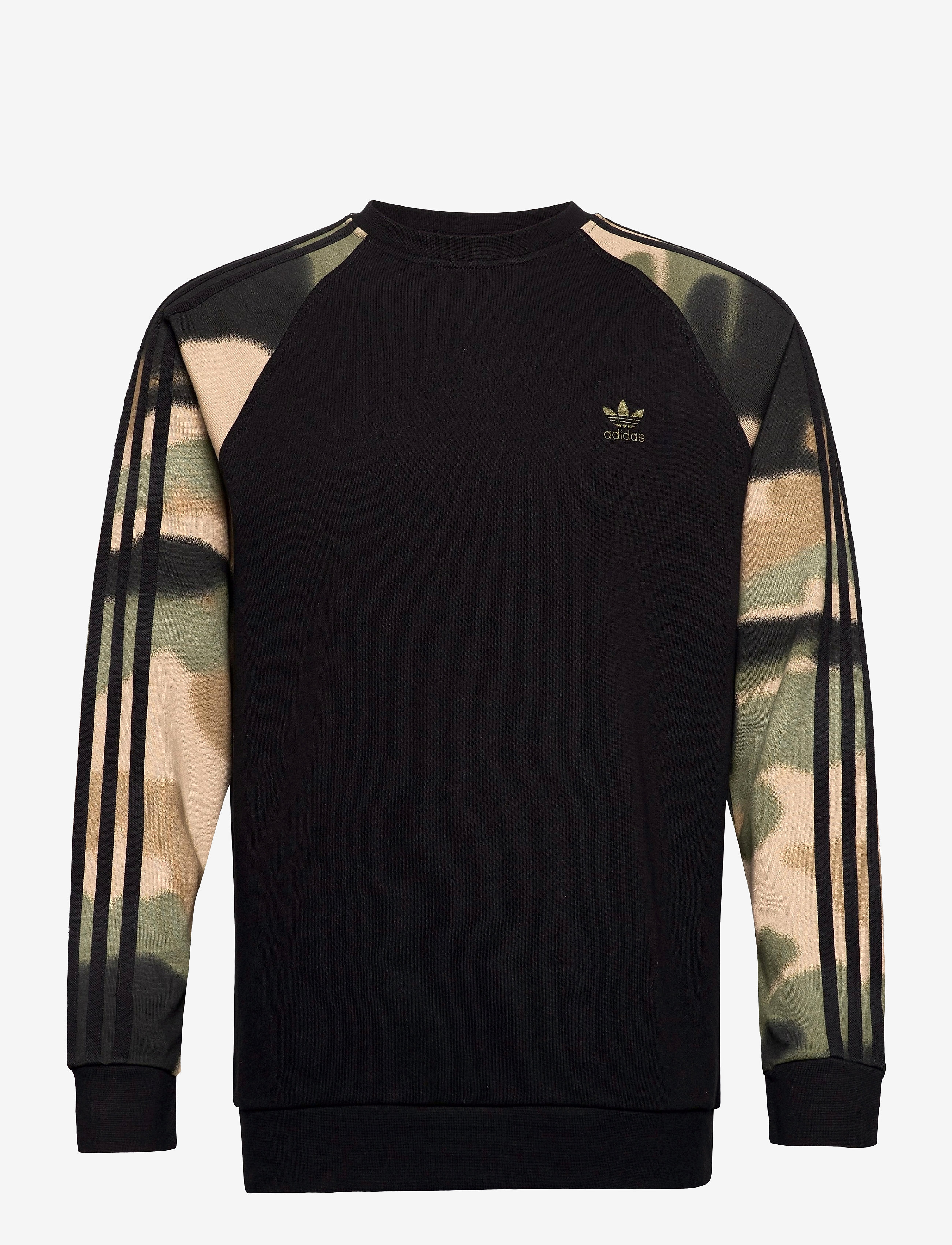 adidas Originals - Camo Stripes Crewneck Sweatshirt - black/wilpin/multco - 0