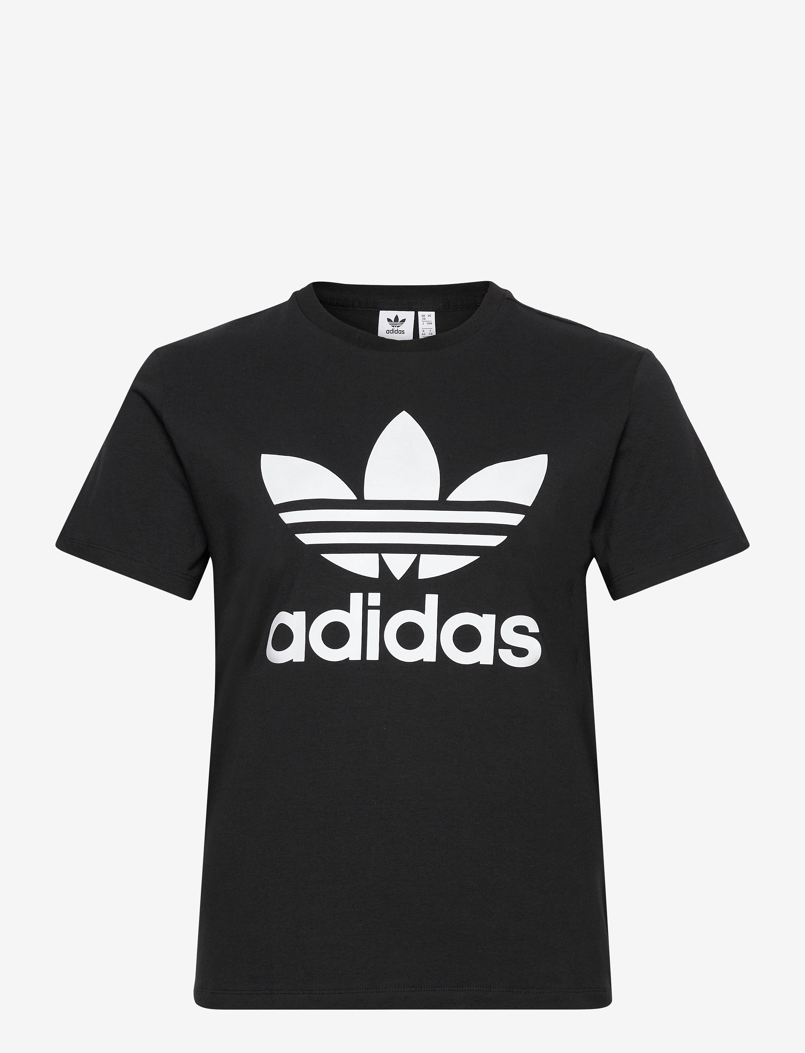 adidas Originals - ADICOLOR CLASSICS TREFOIL T-Shirt - black - 1