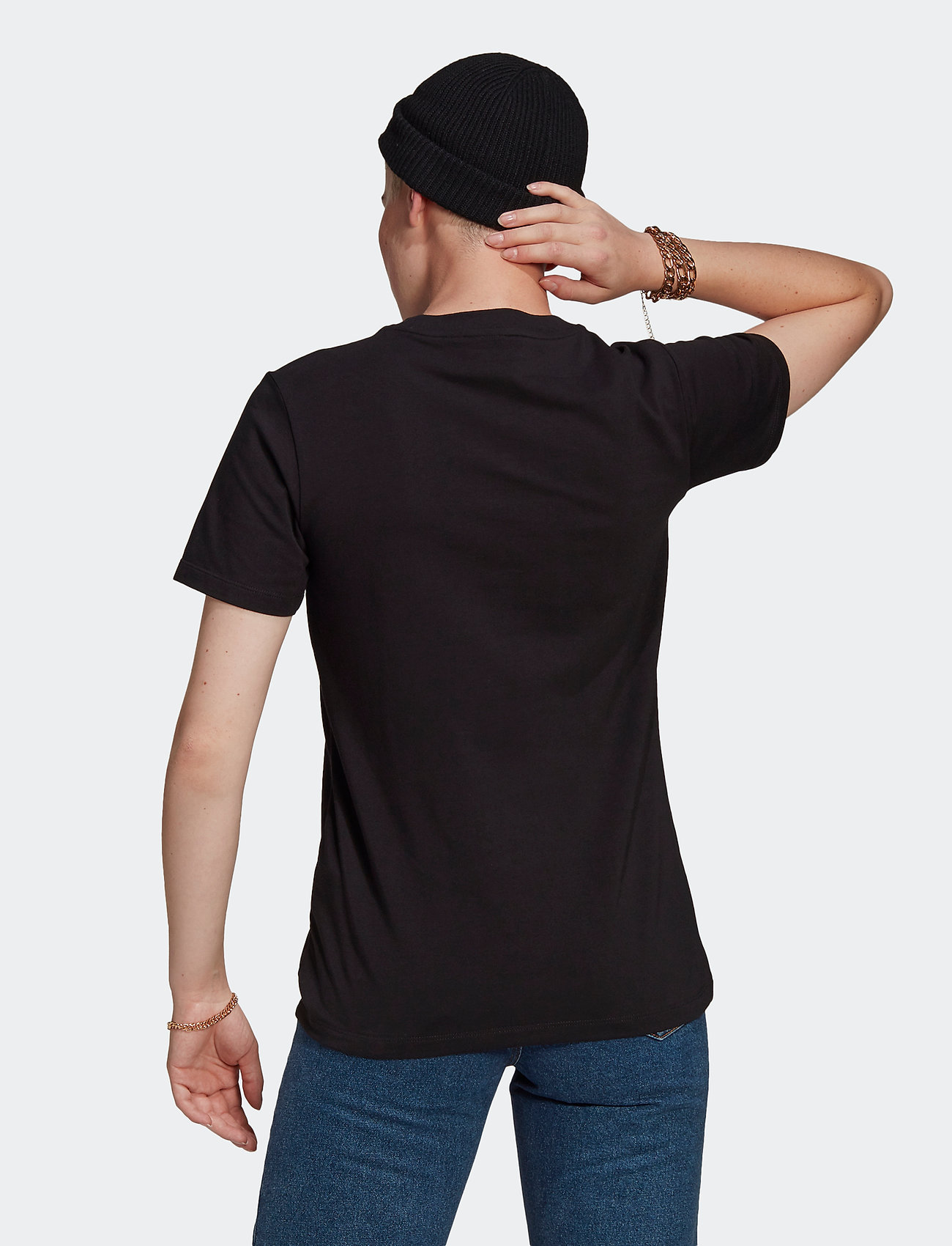 adidas Originals - ADICOLOR CLASSICS TREFOIL T-Shirt - black - 3