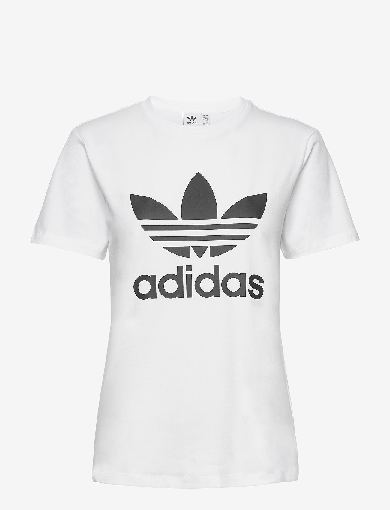 adidas Originals - ADICOLOR CLASSICS TREFOIL T-Shirt - najniższe ceny - white - 0