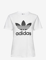 adidas Originals - ADICOLOR CLASSICS TREFOIL T-Shirt - laagste prijzen - white - 0