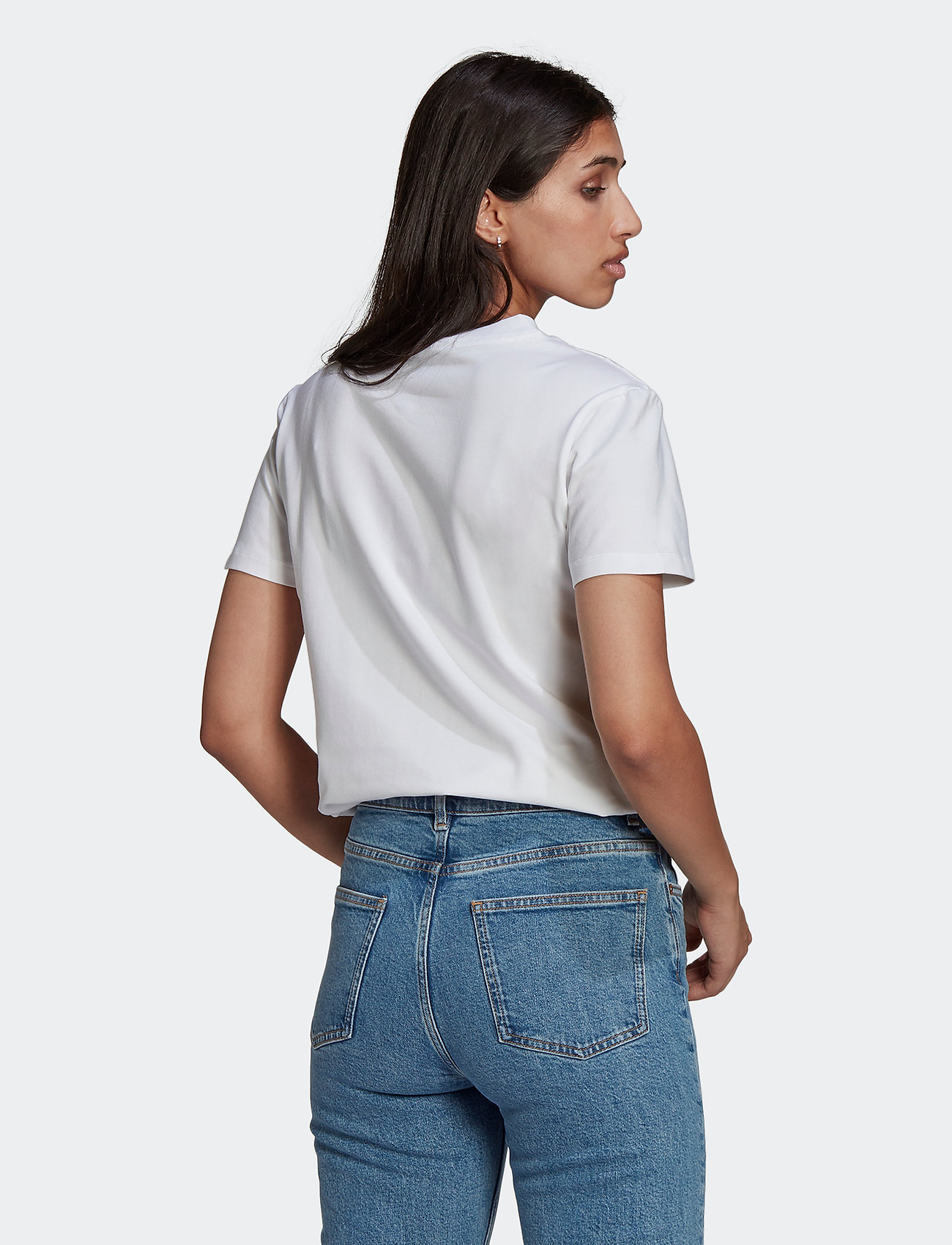 adidas Originals - ADICOLOR CLASSICS TREFOIL T-Shirt - white - 3