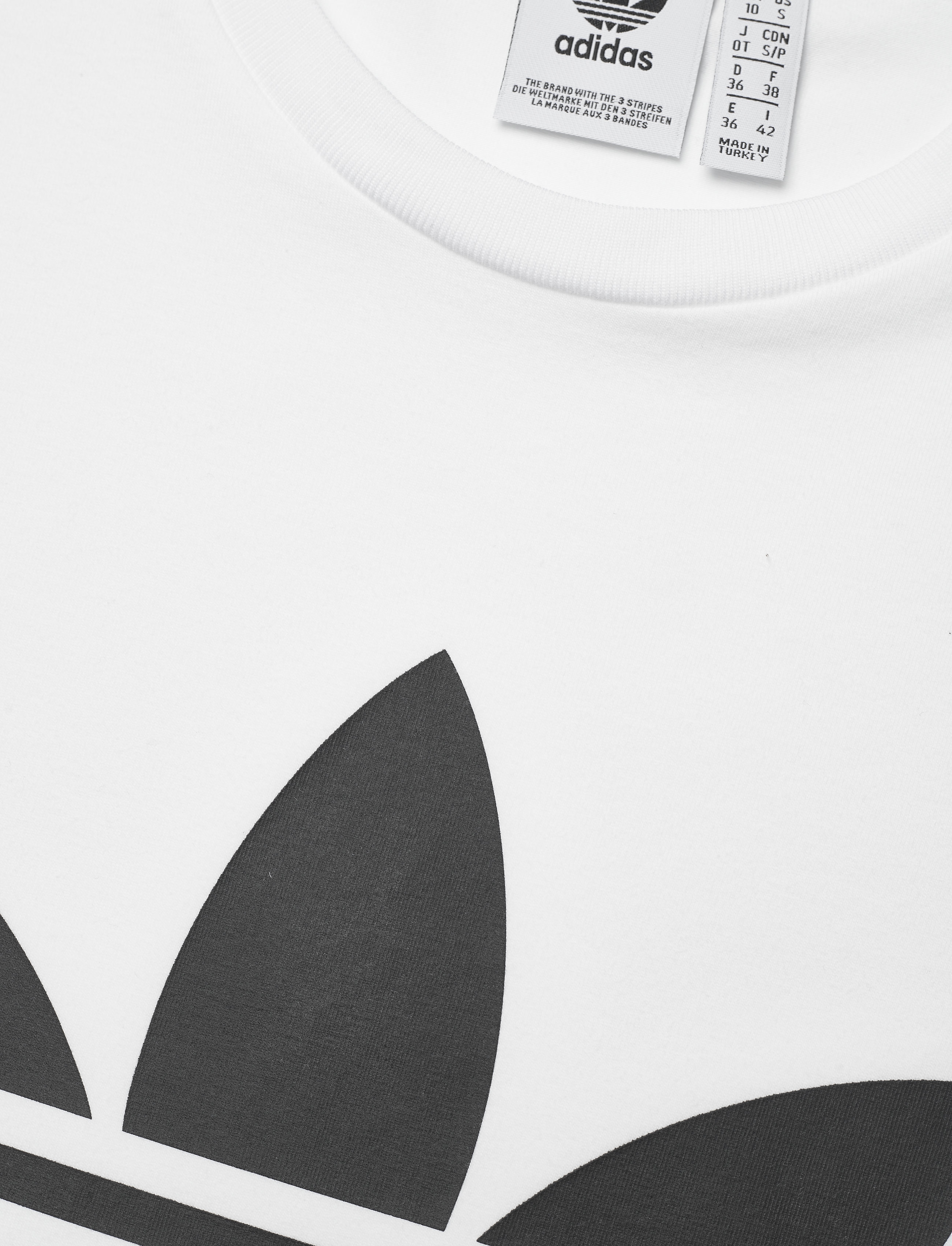 adidas Originals - ADICOLOR CLASSICS TREFOIL T-Shirt - white - 4