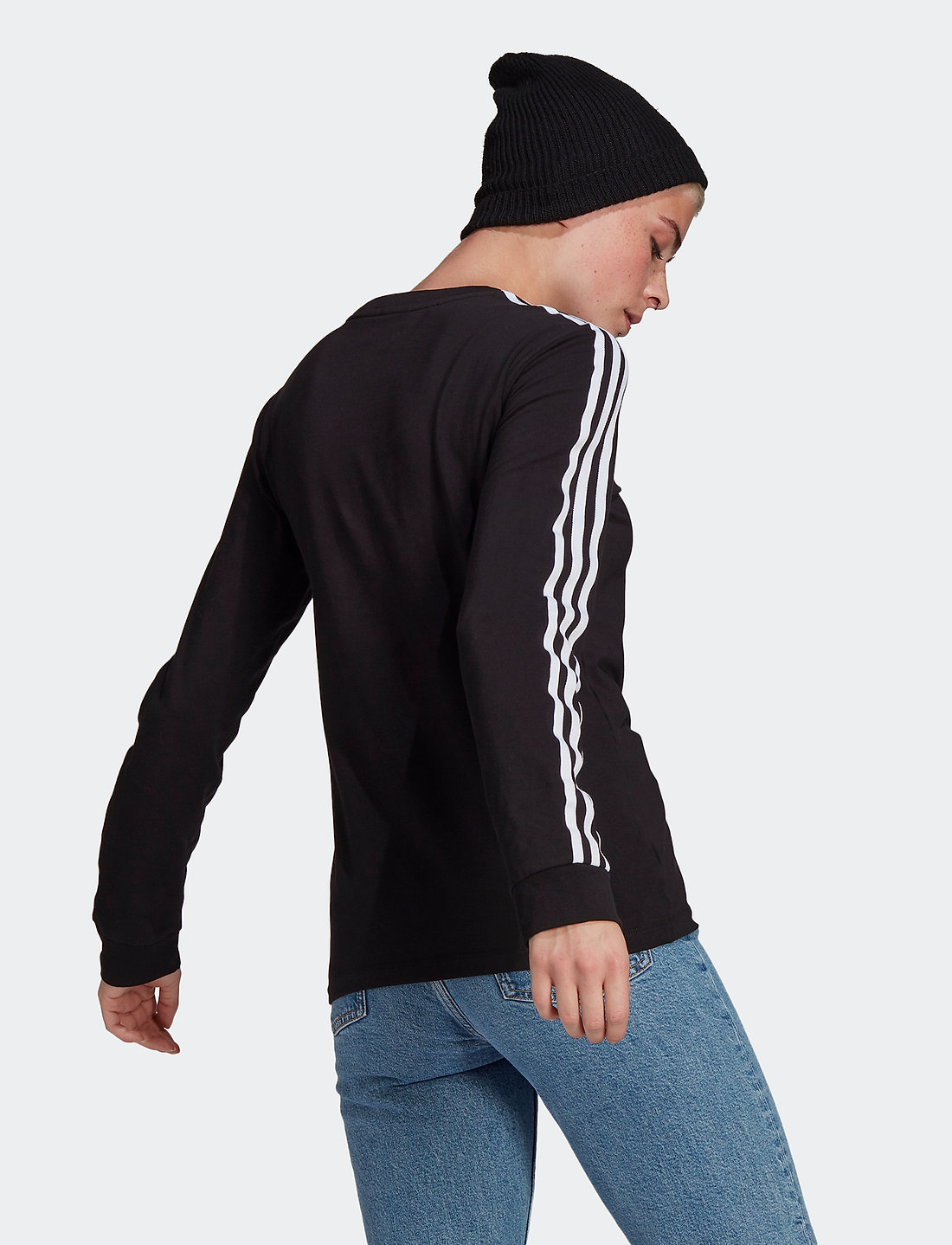 Adidas originals sale 3 stripes longsleeve