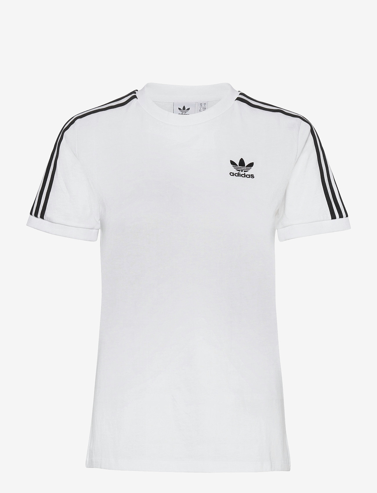 adidas Originals - Adicolor Classics 3-Stripes T-Shirt - alhaisimmat hinnat - white - 0